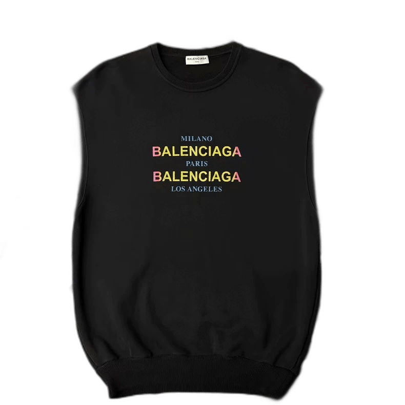 Balenciaga balenciaga black logo sweatshirt Size US S / EU 44-46 / 1 - 1 Thumbnail