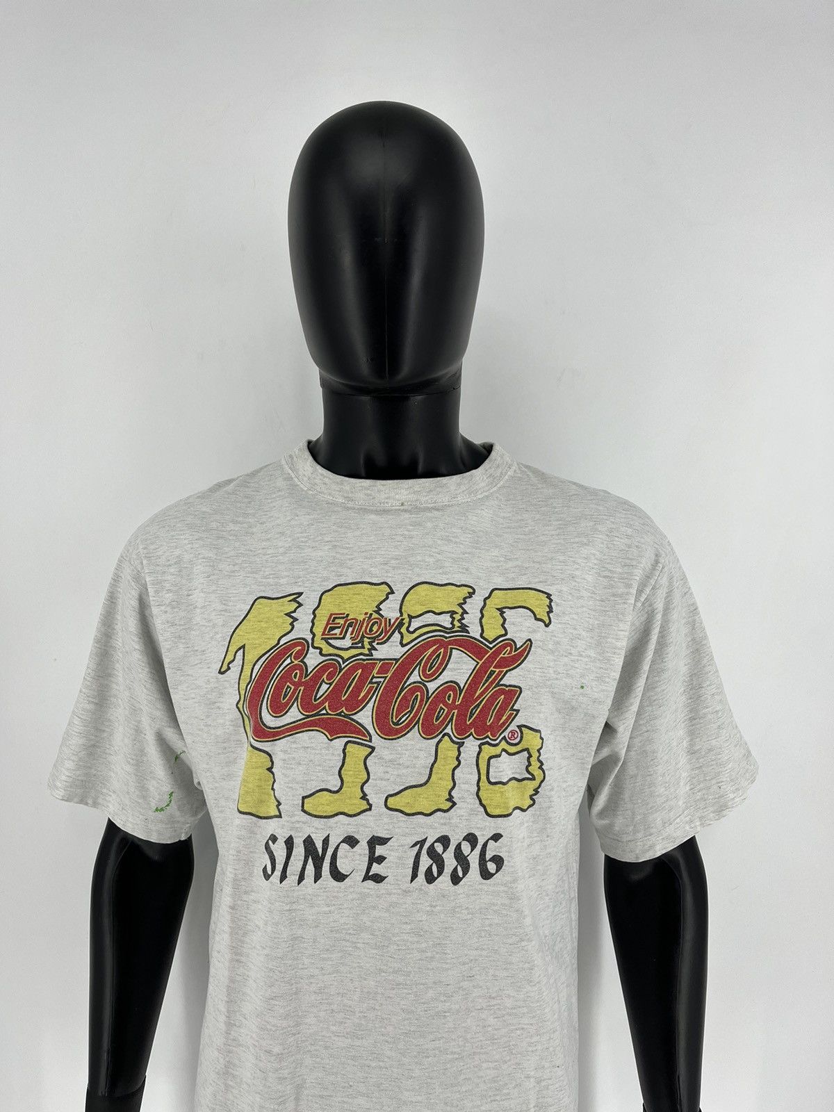 Coca Cola × UEFA × Vintage 1996 Euro UEFA Enjoy Coca Cola Vintage 90s T shirt Size US XL / EU 56 / 4 - 1 Thumbnail