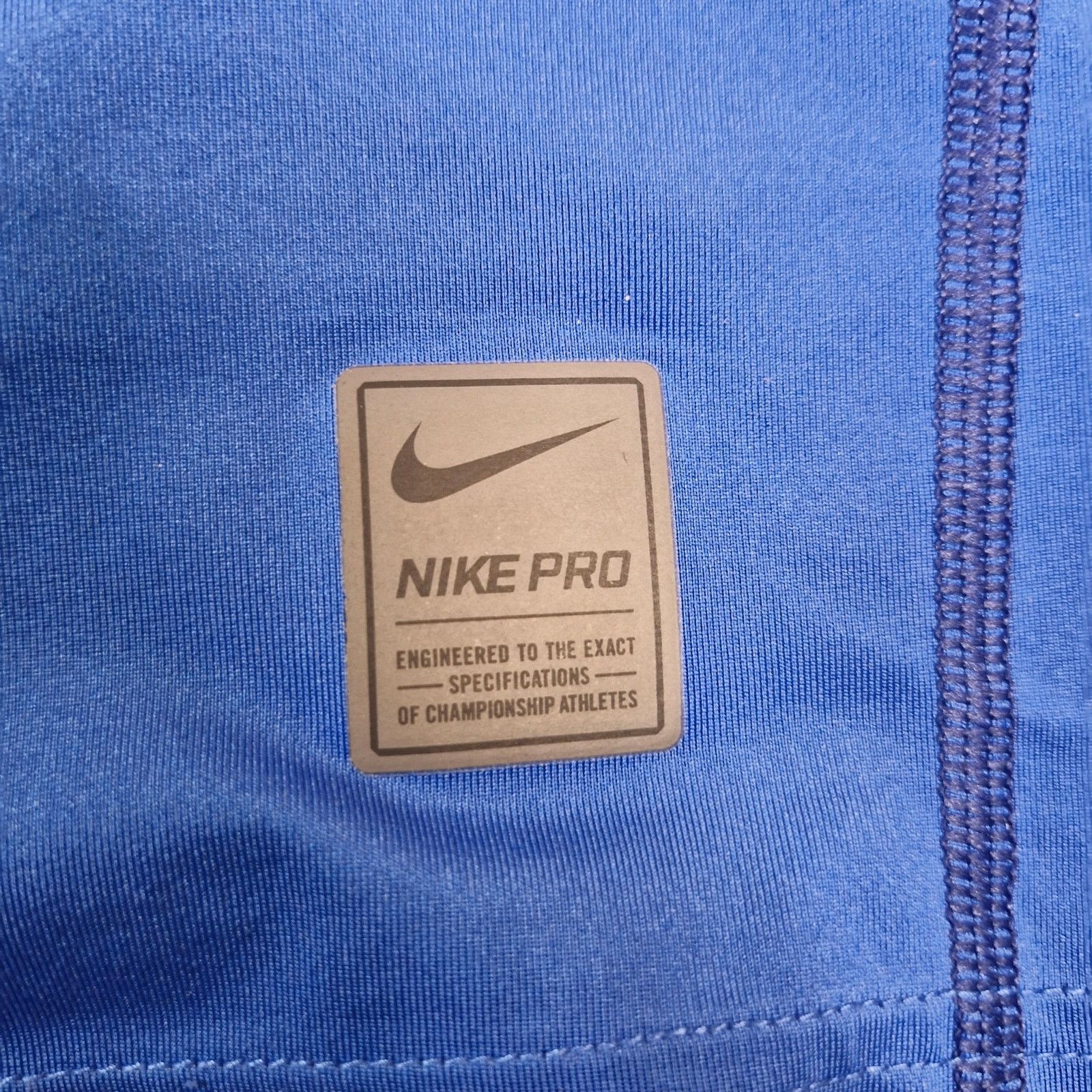 Nike Nike Pro Combat Fitted Shirt Men’s M Blue Dri-Fit Size US XL / EU 56 / 4 - 2 Thumbnail