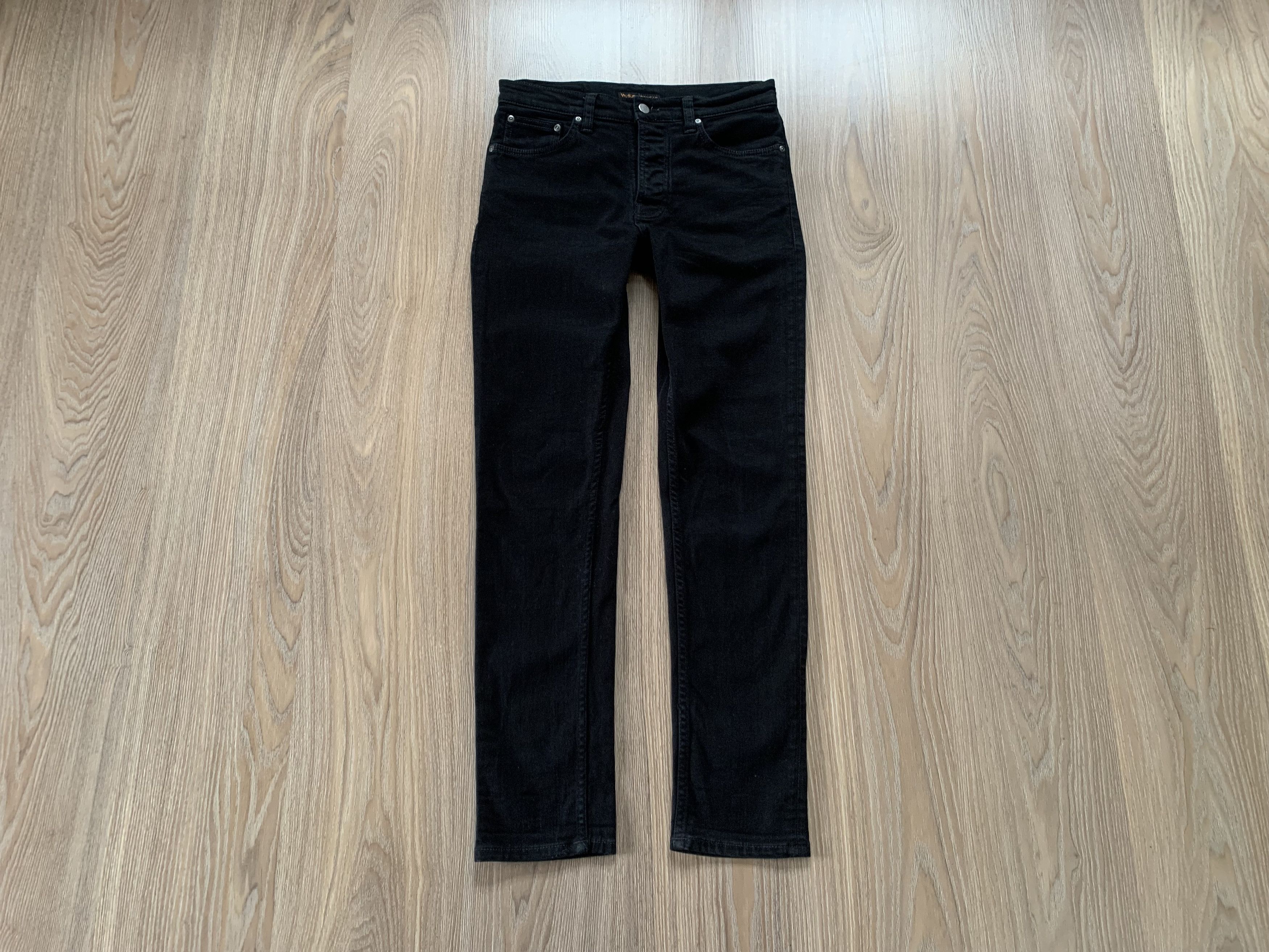 Nudie Jeans Mens Nudie Jeans Co Black Stretch Jeans Size US 30 / EU 46 - 1 Thumbnail