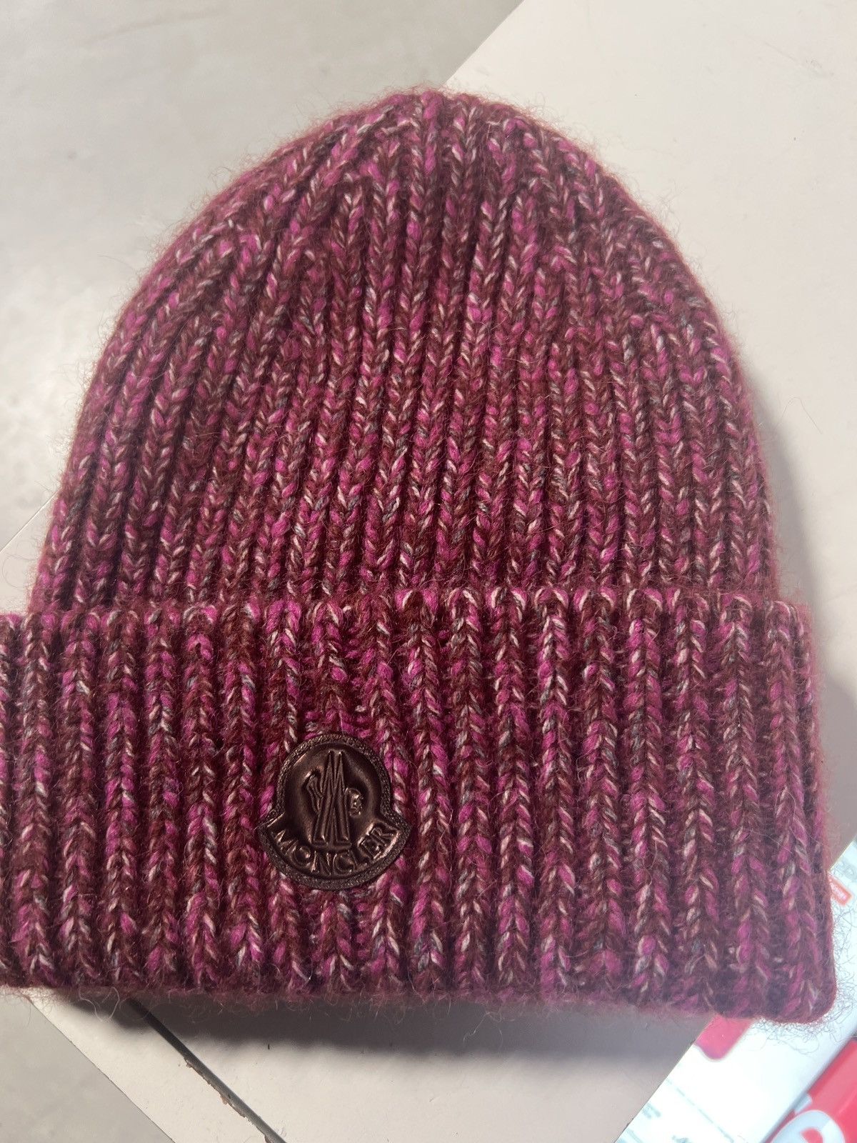 image of Moncler Beanie in Pink, Men's