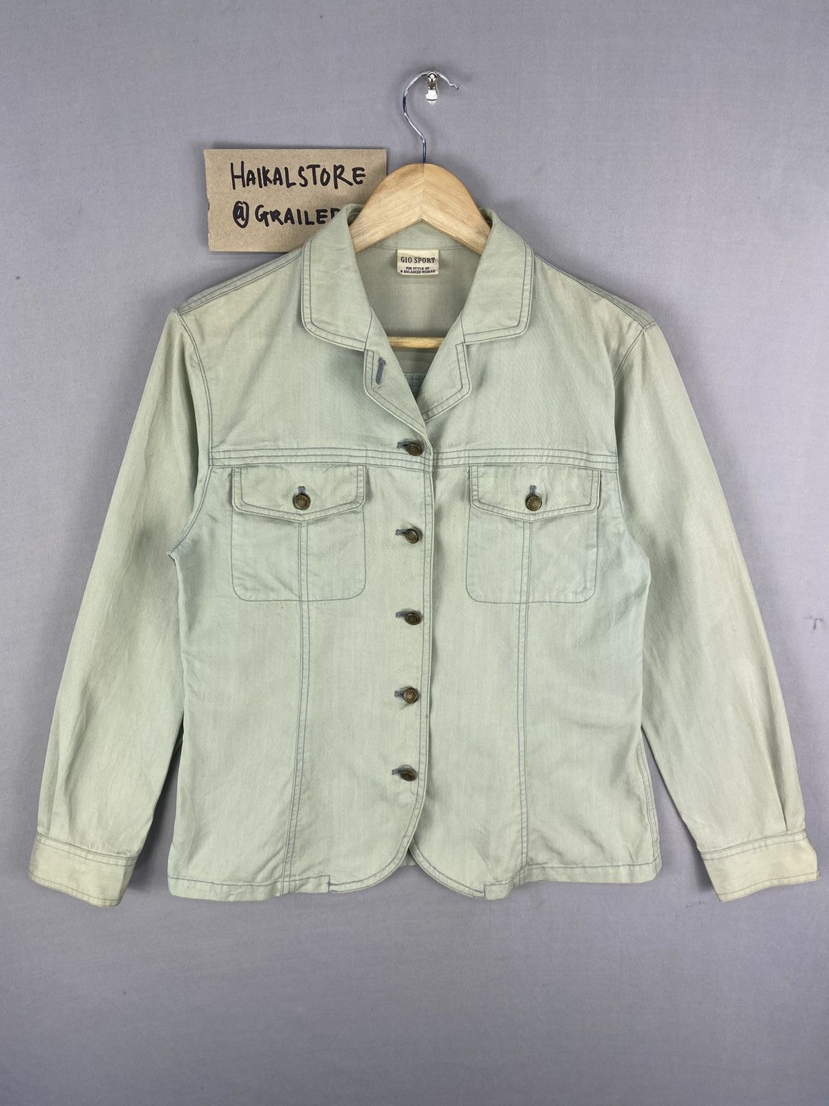 Other Vintage 90’s Gio Sport Ladies Denim Jacket Size XS / US 0-2 / IT 36-38 - 1 Thumbnail