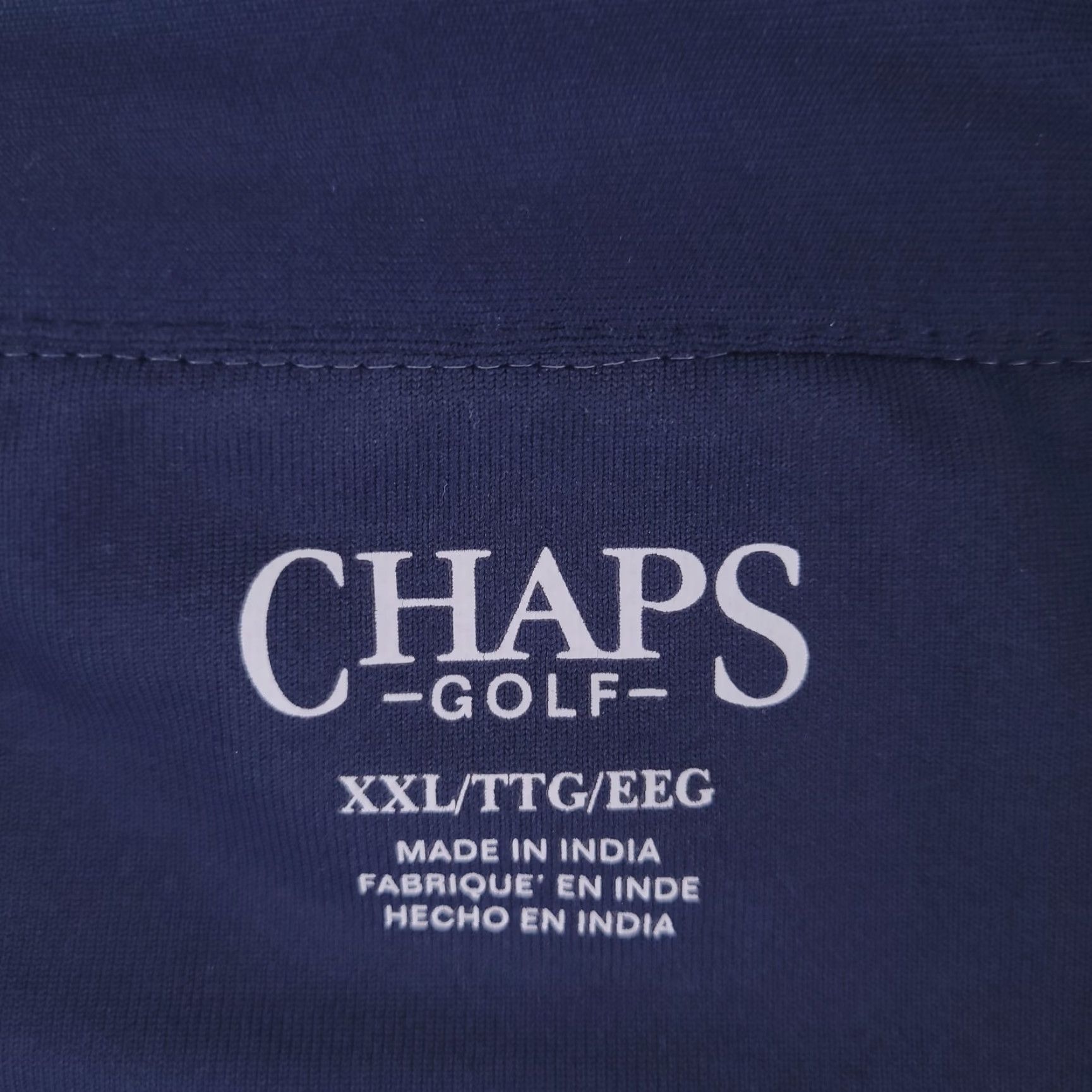 Chaps Chaps Polo Shirt Mens 2XL Golf Short Sleeve Blue Polyester Performance Size US XXL / EU 58 / 5 - 3 Thumbnail