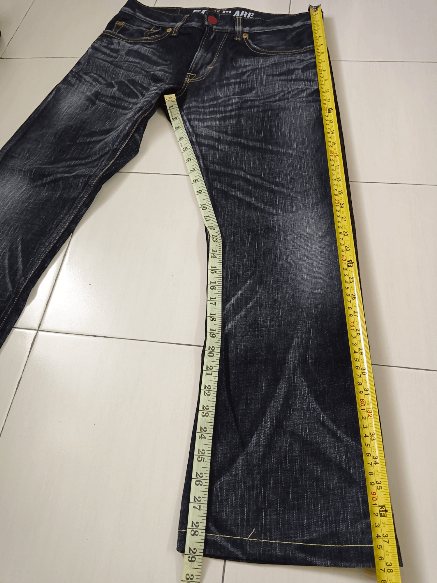 Edwin 🔥Edwin 503🔥 Seditionaries Punk Flare Denim Size US 33 - 6 Thumbnail
