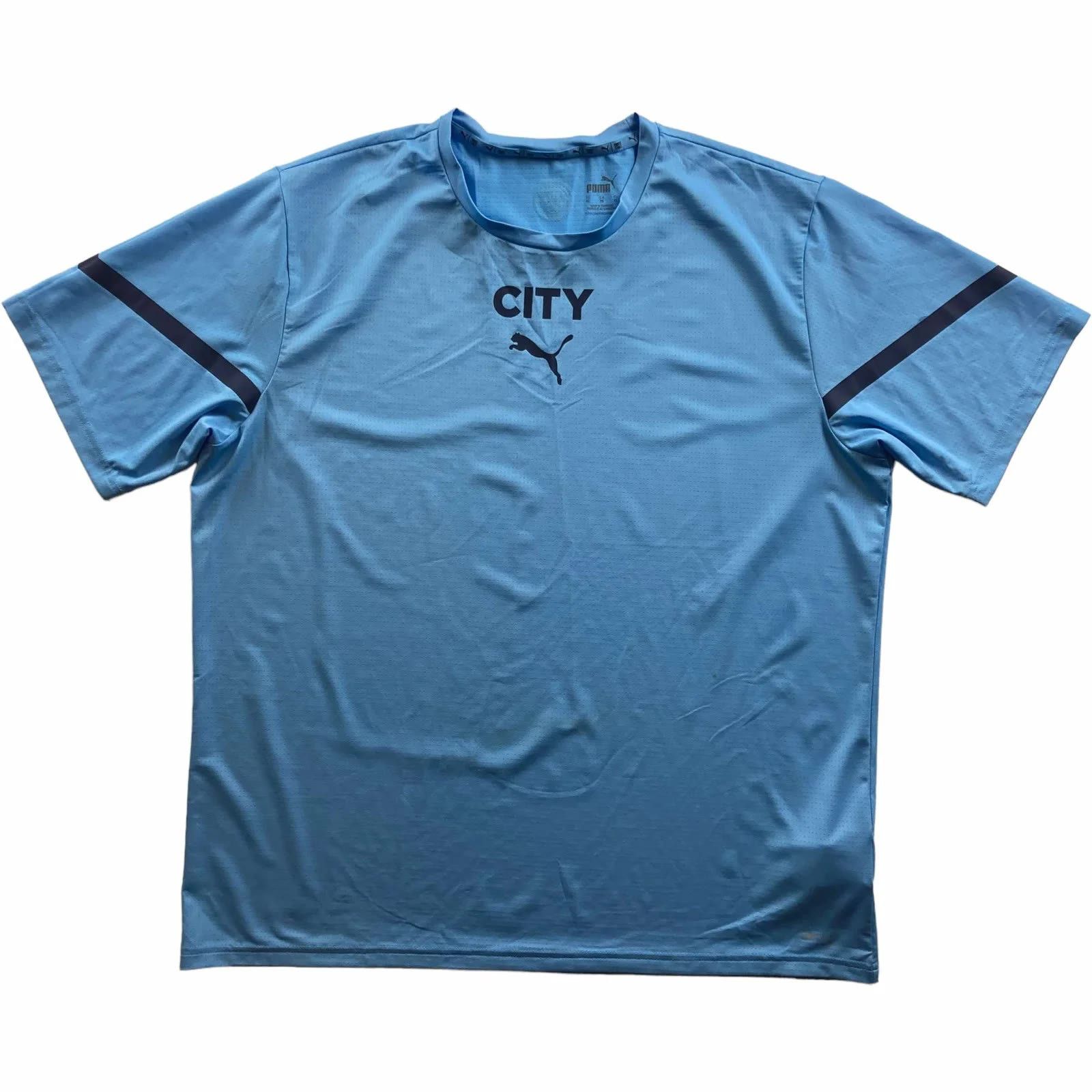 Puma Manchester City 21-22 Pre-Match training football jersey XL Size US XL / EU 56 / 4 - 1 Thumbnail