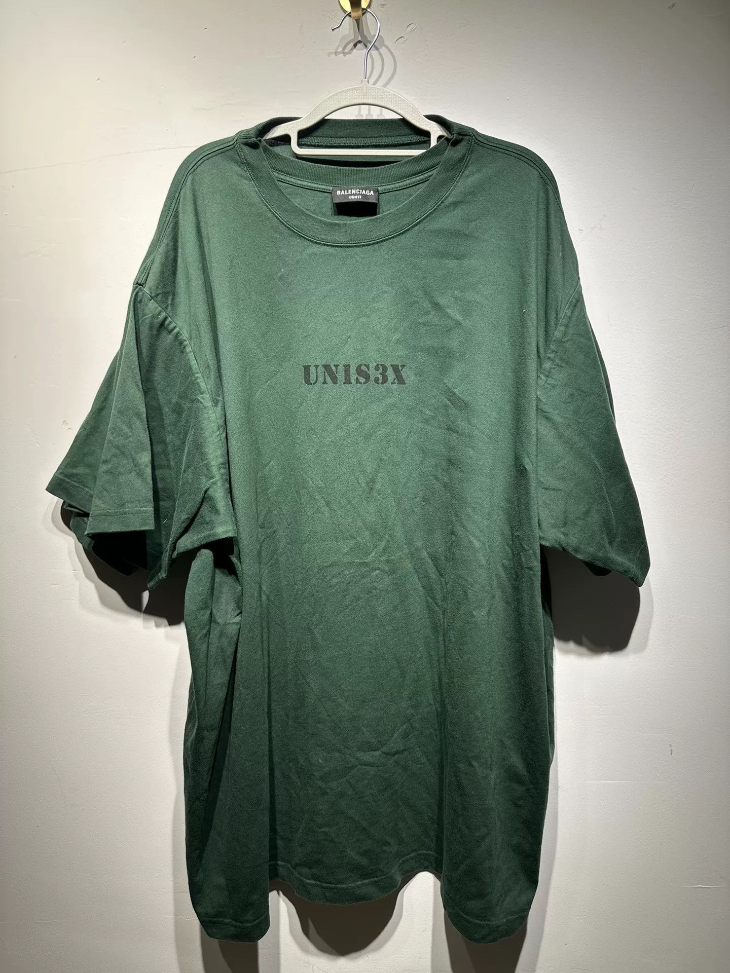 Balenciaga Balenciaga Printed Graphic Green T-Shirt XS Men Size US XS / EU 42 / 0 - 1 Thumbnail