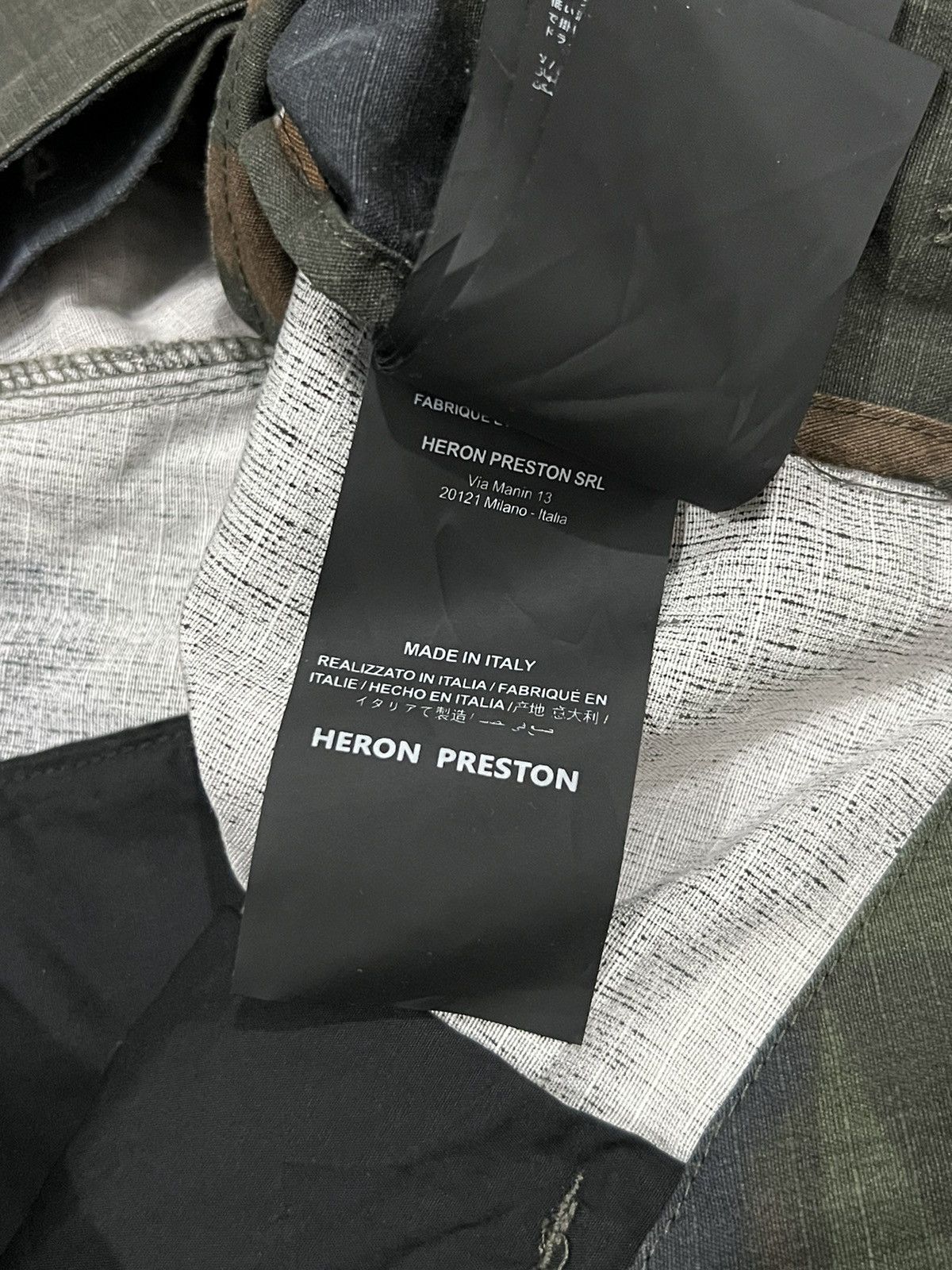 Designer × Heron Preston Heron Preston Camo Cargo Pants Size US 32 / EU 48 - 11 Thumbnail