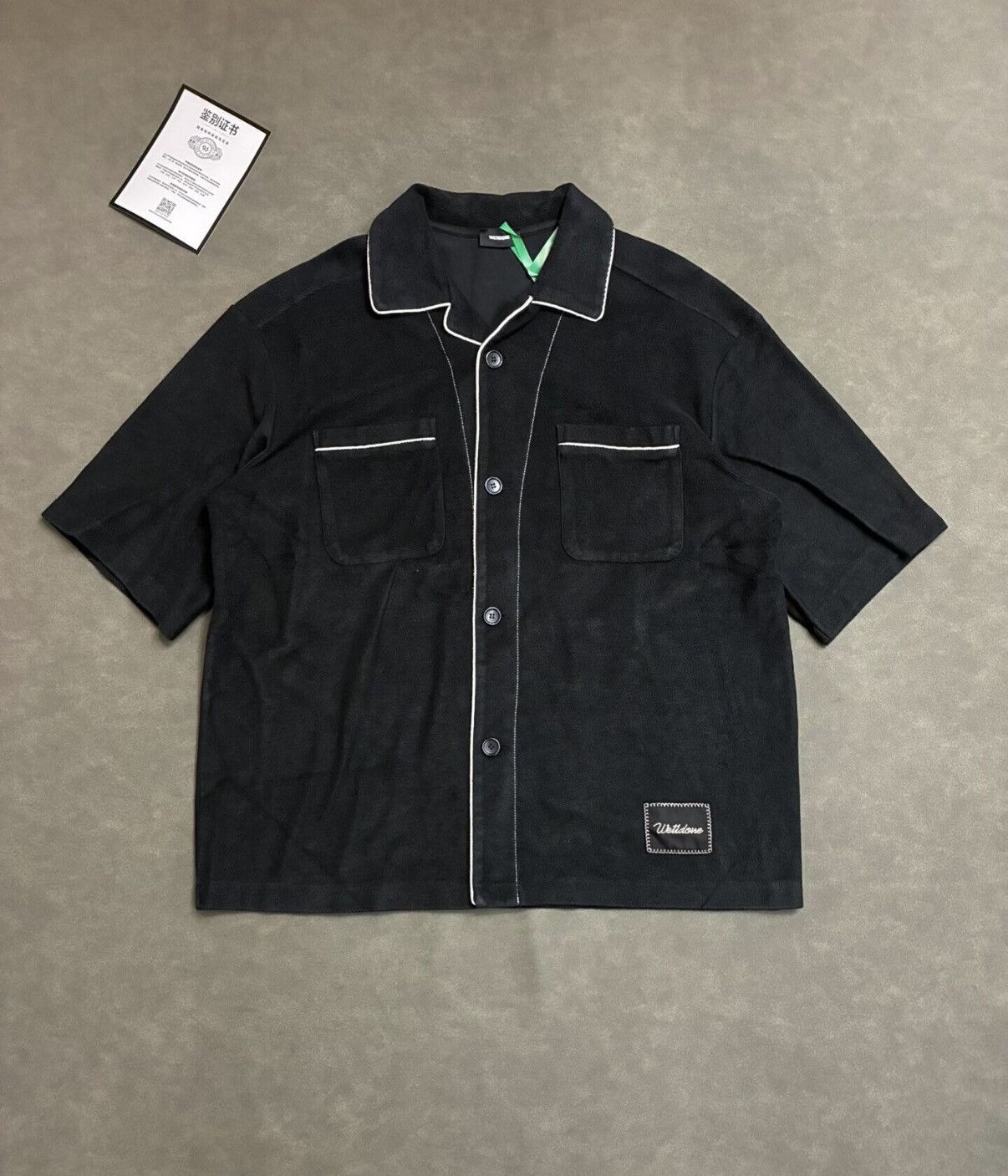 WE11DONE WE11DONE SS21 Color Block Pocket Short Sleeve Shirt J16 Size US L / EU 52-54 / 3 - 1 Thumbnail
