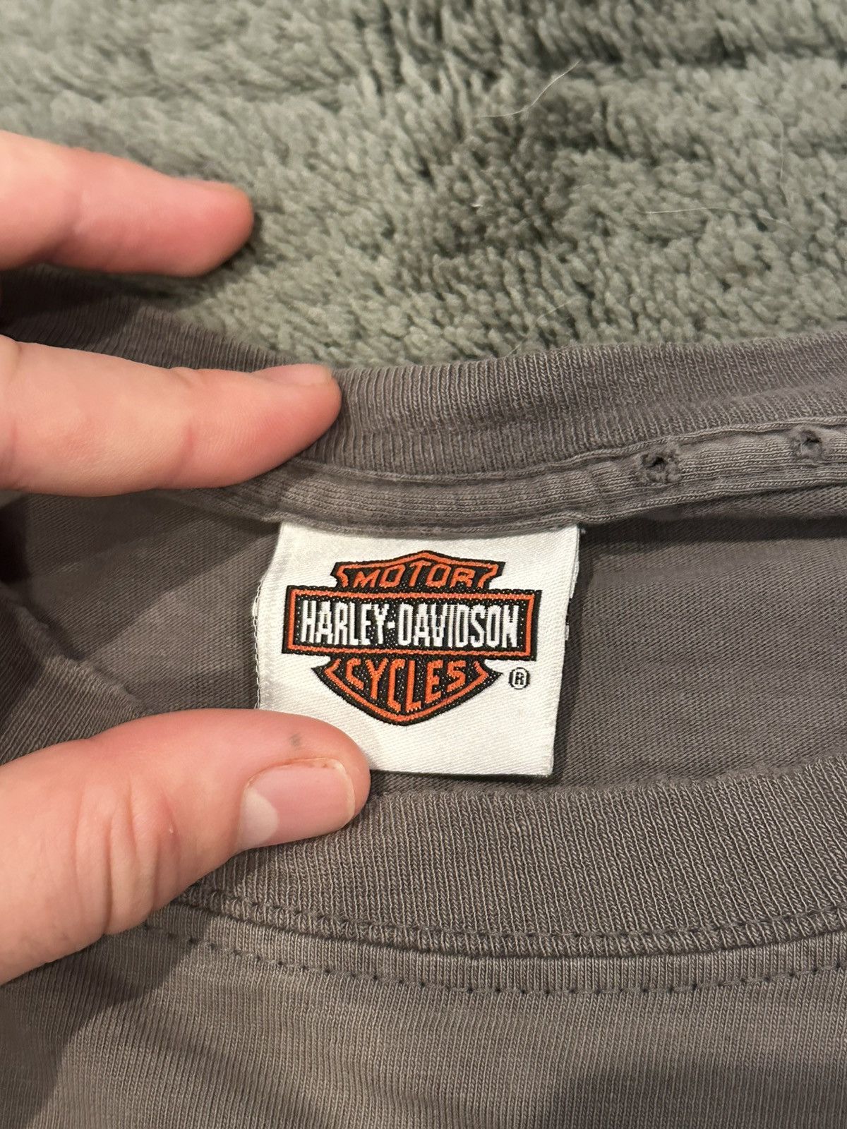 Harley Davidson 2013 Harley Davidson Faded “Born to ride, Forced To WorK” T Size US XXL / EU 58 / 5 - 13 Thumbnail