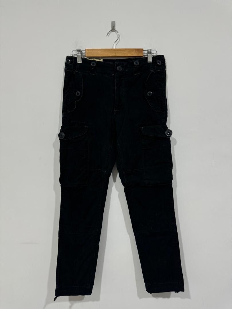 Polo Ralph Lauren Polo RL Combat Trousers in Black Size US 29 - 1 Thumbnail