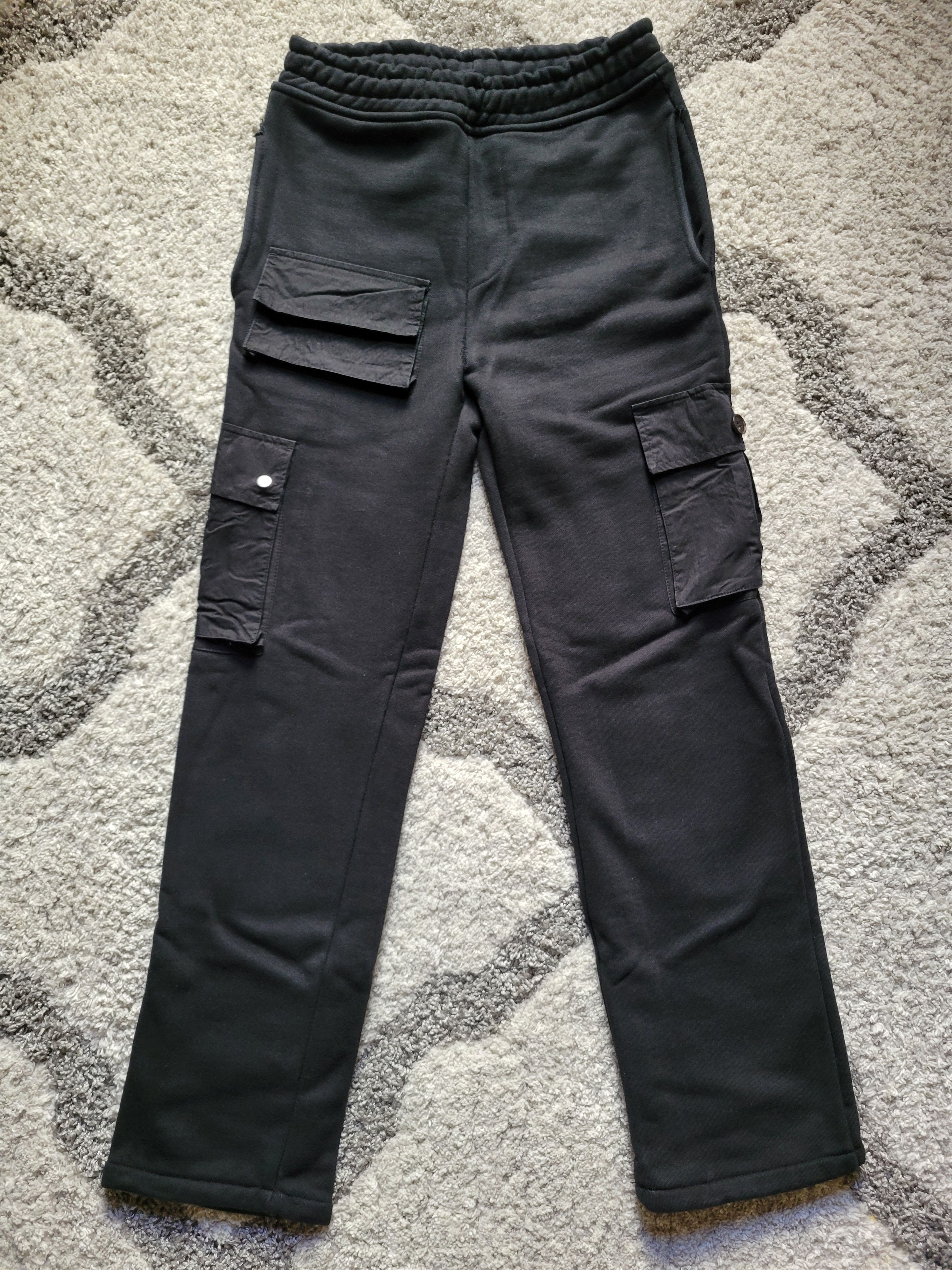 Japanese Brand × Vintage Utility Sweatpants Black Korean Brand GRUNGE NUMBER NINE Size US 30 / EU 46 - 3 Thumbnail