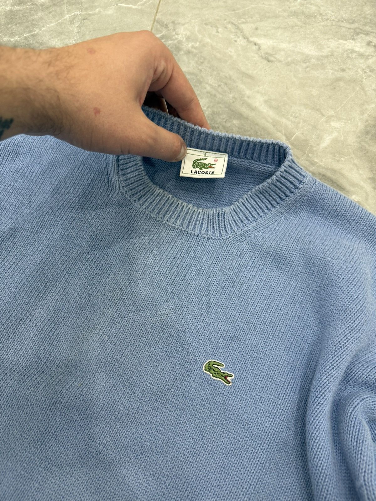Lacoste Vintage Lacoste Crewneck Sweater Knit Y2K streetwear 90s Size US L / EU 52-54 / 3 - 2 Thumbnail