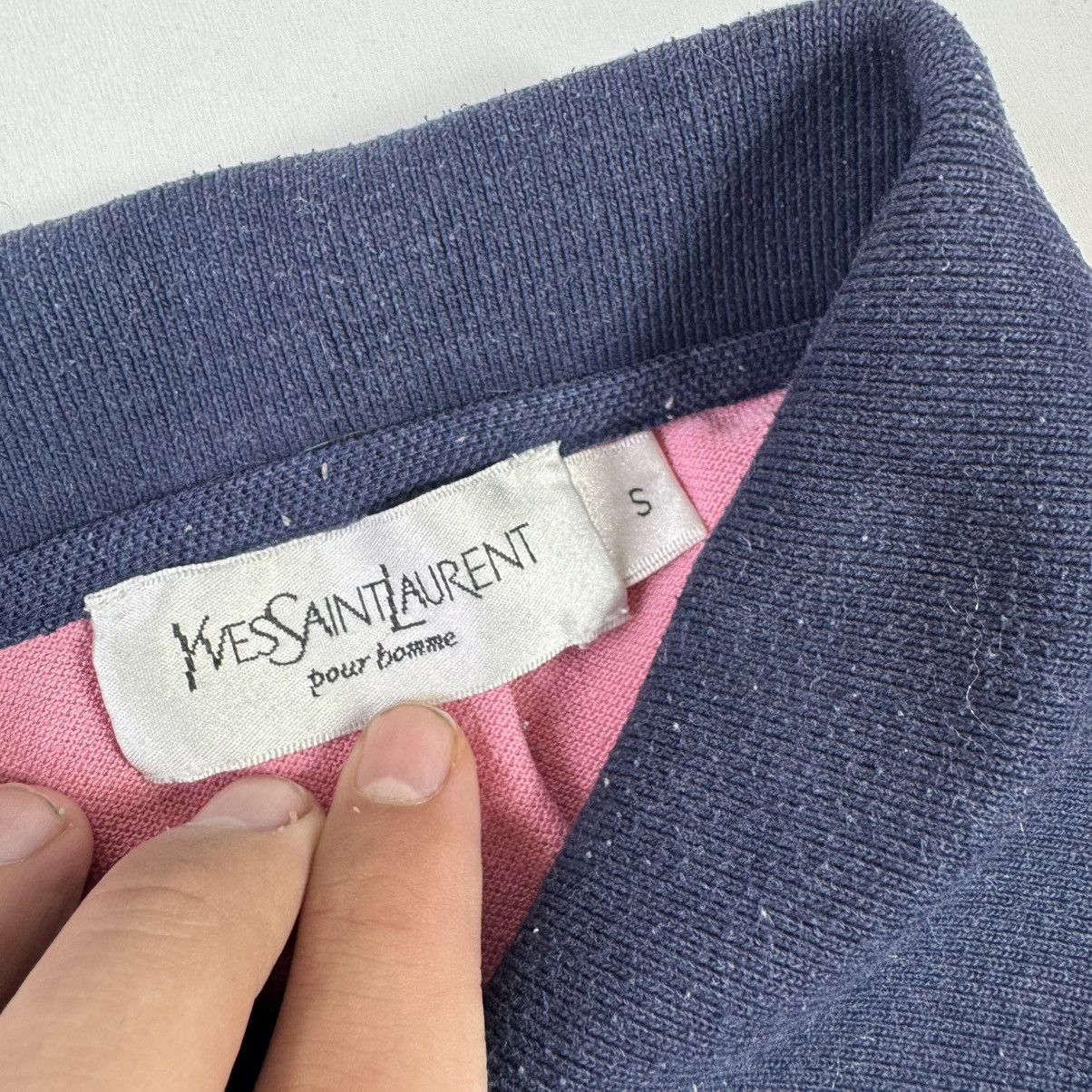 Yves Saint Laurent vintage polo yves saint laurent pour bomme big logo rare Size US S / EU 44-46 / 1 - 5 Thumbnail