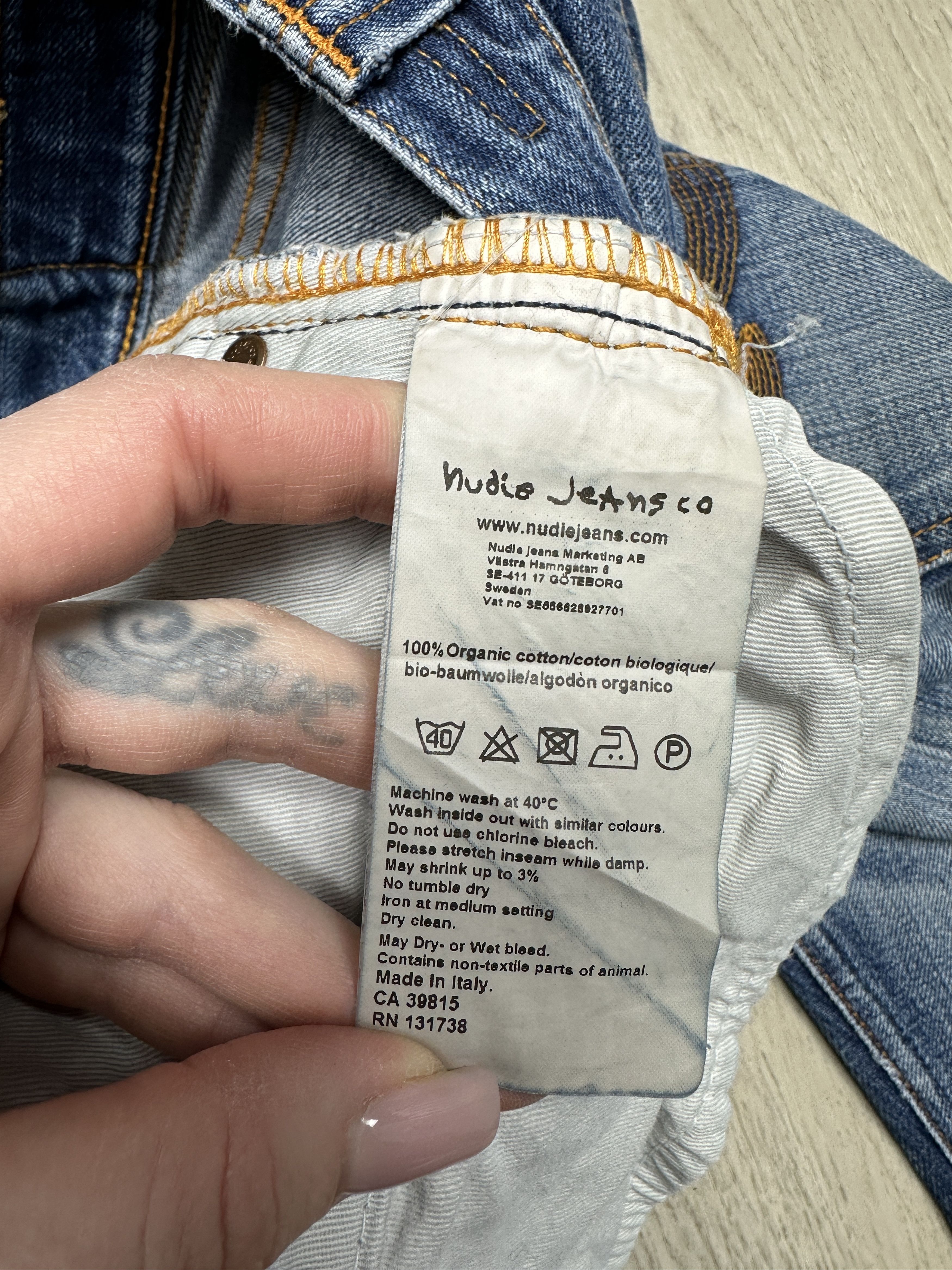 Nudie Jeans Nudie Jeans Steady Eddie Vintage Mens Denim Pants Size US 31 - 10 Thumbnail