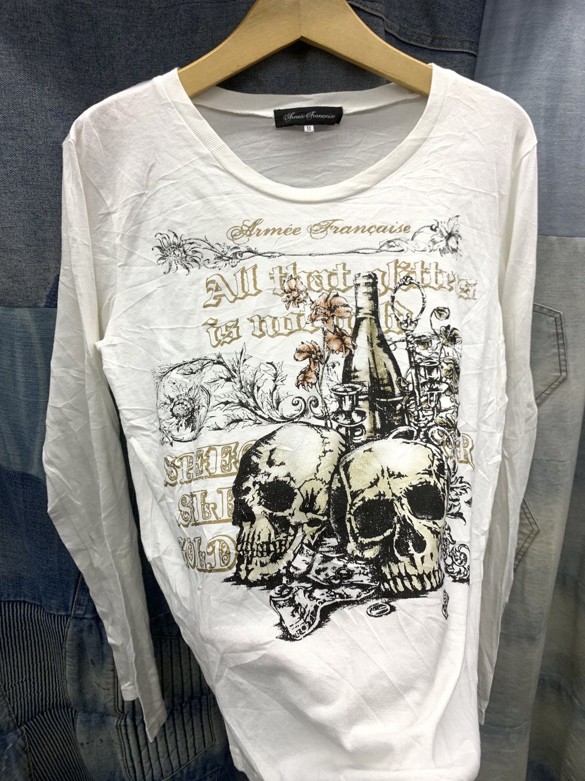 Hysteric Glamour × If Six Was Nine × Japanese Brand 💯open the best price 💯Armie Française Skulls japanesebrand Size US M / EU 48-50 / 2 - 3 Thumbnail