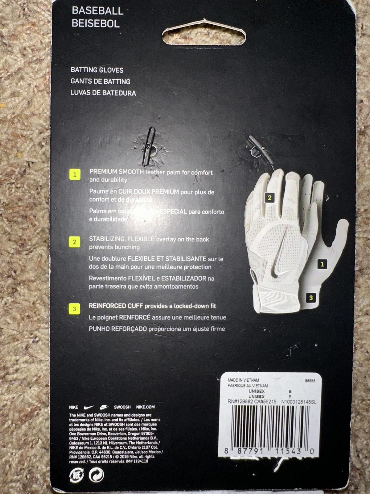 Nike Nike Alpha Huarache Elite Batting Gloves Size ONE SIZE - 10 Thumbnail