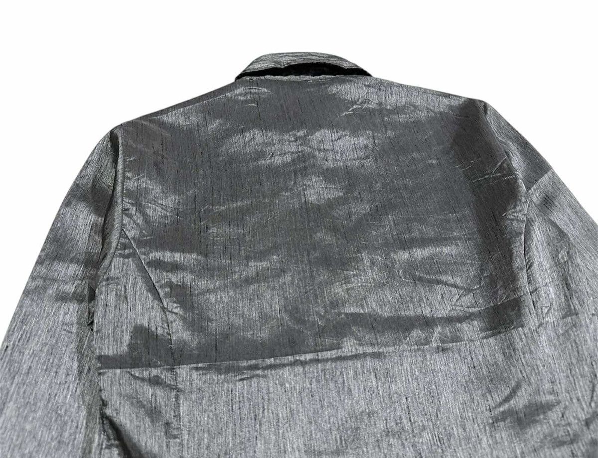 5351 POUR LES HOMMES × Japanese Brand × Tornado Mart 🔥Y2K 5351 Pour Les Hommes Shirt Metallic Silver Steampunk Size US S / EU 44-46 / 1 - 7 Thumbnail