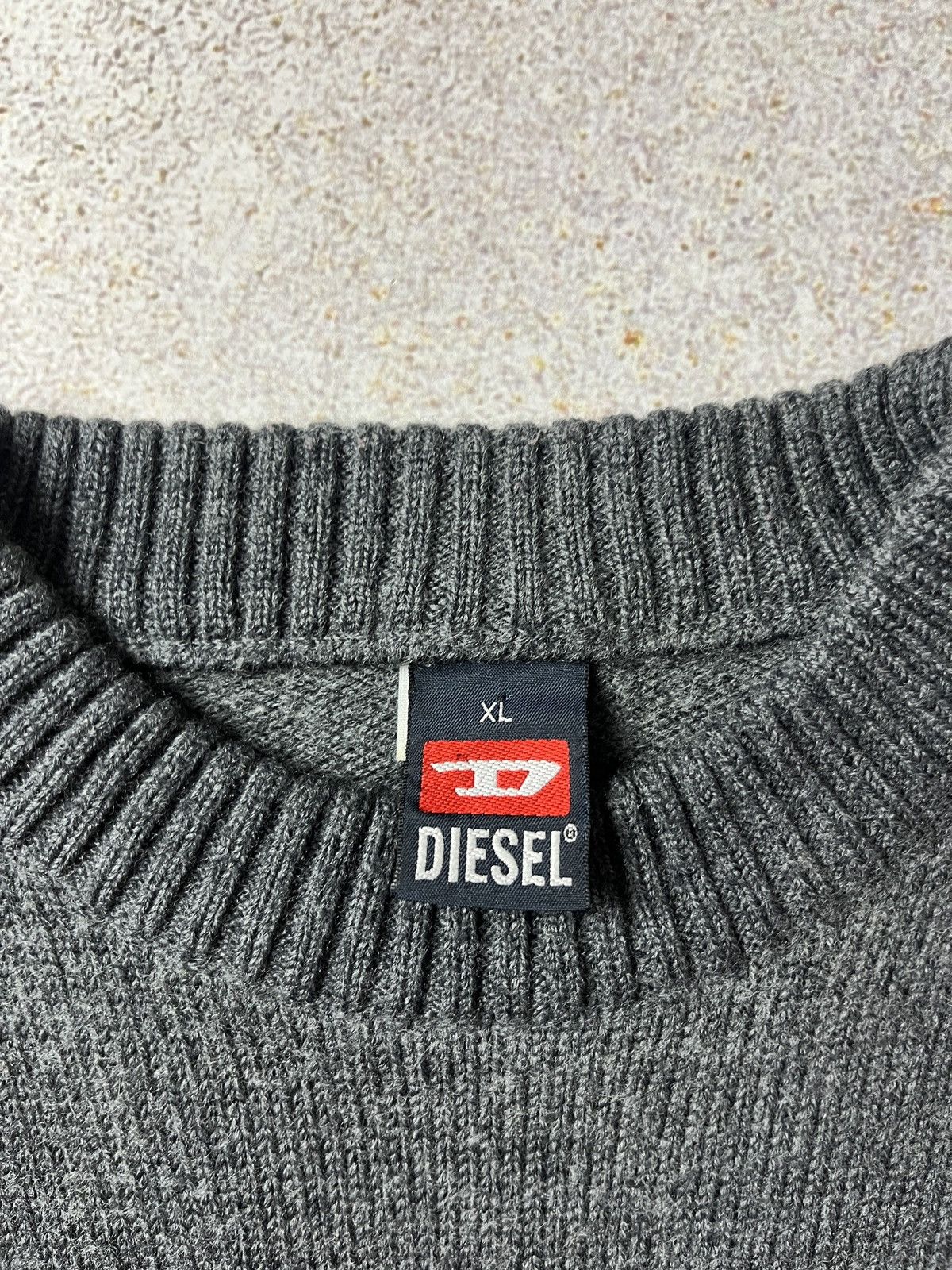 Diesel Vintage 90s Diesel Wool Sweater Knitwear Big Logo Size XL Size US XL / EU 56 / 4 - 7 Thumbnail