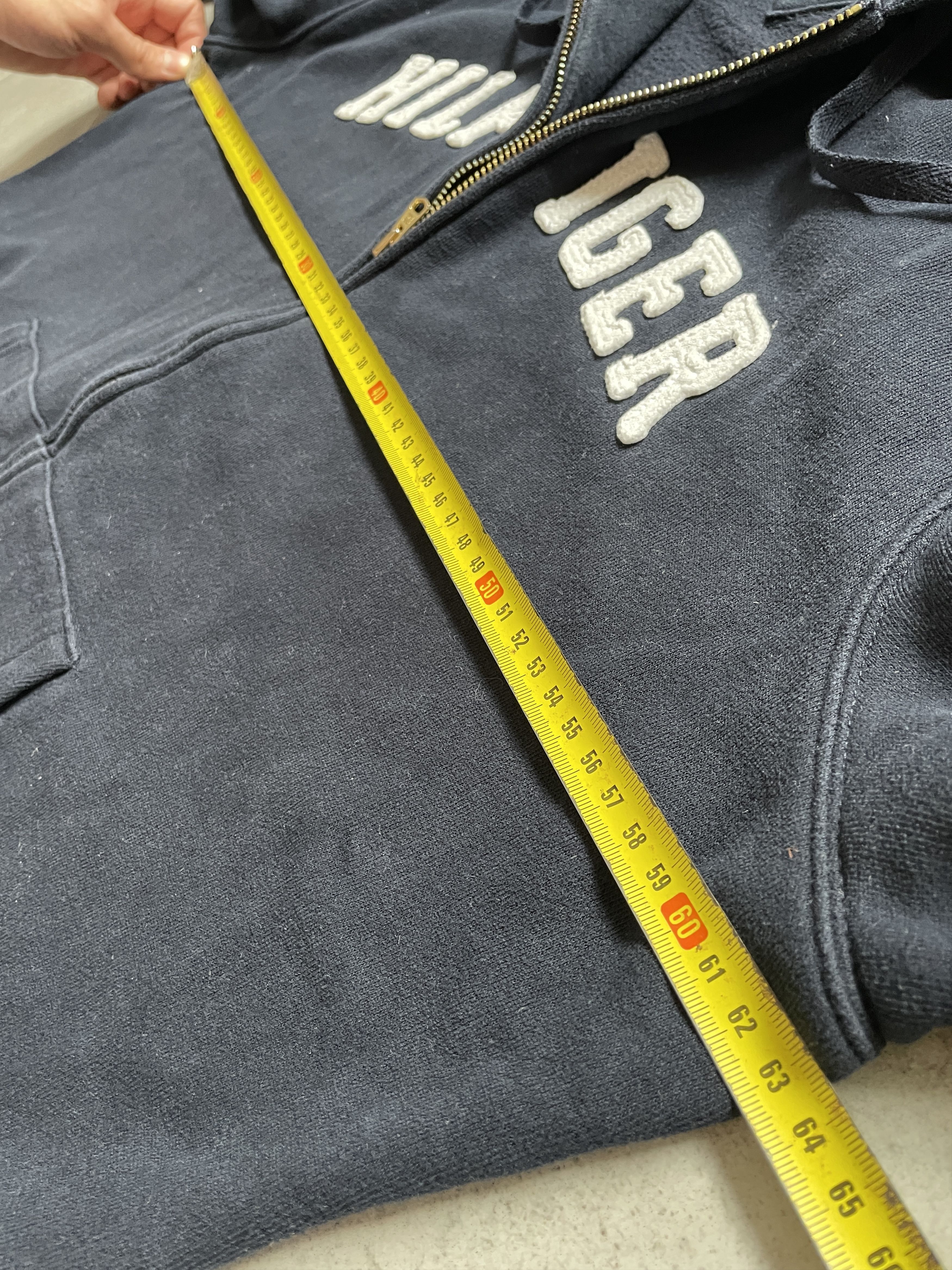Tommy Hilfiger TOMMY HILFIGER NAVY GREAT BOXY ZIP HOODIE Size US M / EU 48-50 / 2 - 6 Thumbnail