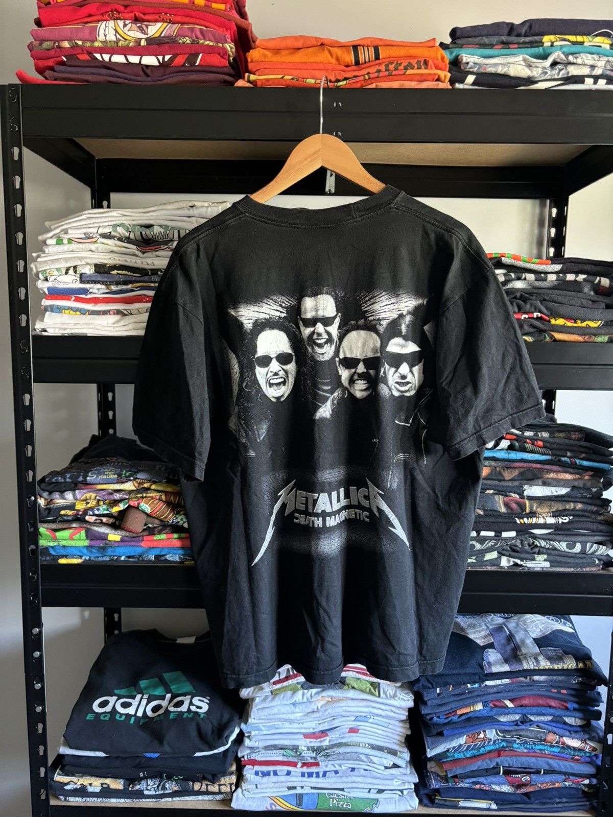Band Tees × Metallica × Vintage Vintage Metallica Death Metal Band Tee Size US XL / EU 56 / 4 - 3 Thumbnail