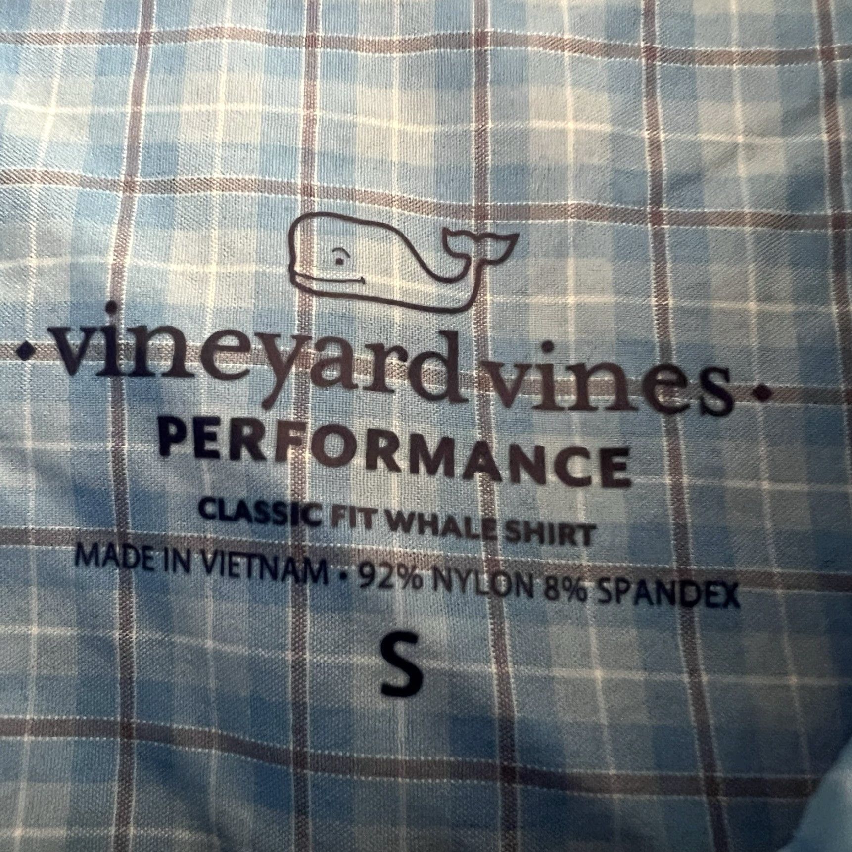 Vineyard Vines VINEYARD VINES Performance Classic Fit Button-Up Shirt Men’s Small Blue Plaid Long Sleeve Preppy Size US S / EU 44-46 / 1 - 3 Thumbnail