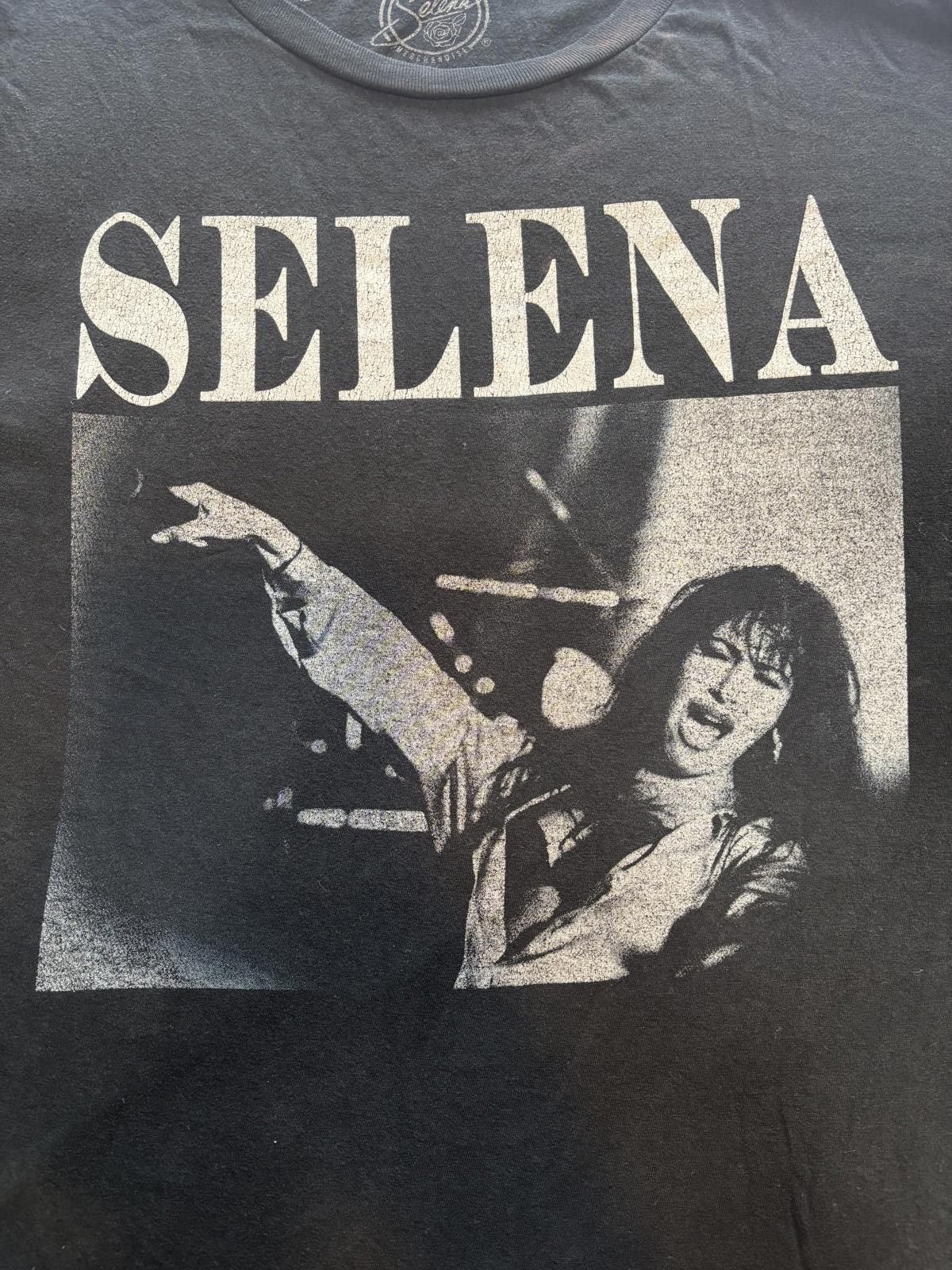 Designer Vintage Selena Graphic T-Shirt - Black Size XL / US 12-14 / IT 48-50 - 2 Thumbnail