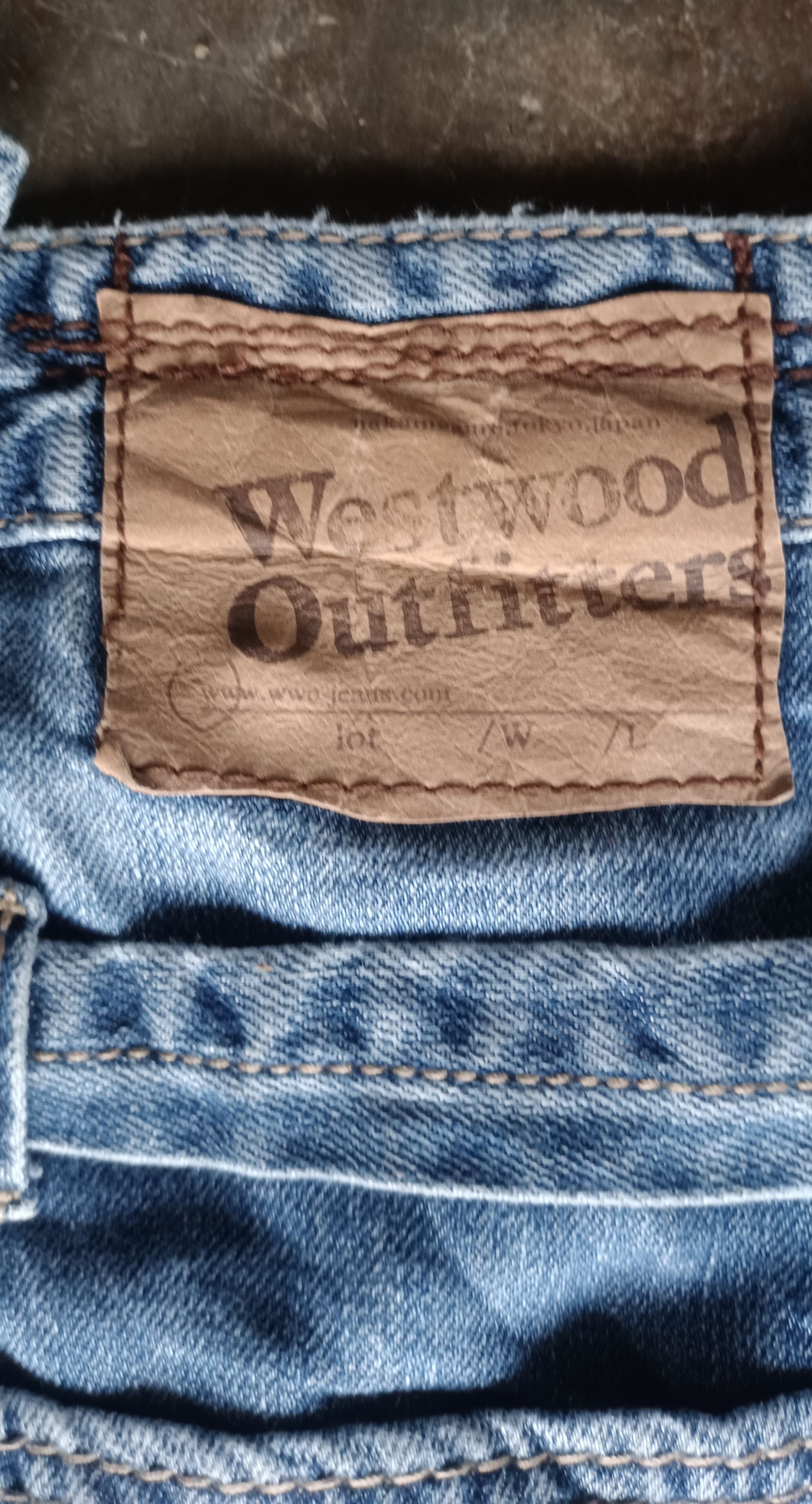 Japanese Brand Vintage💥 Westwood Outfitters Distressed jeans Size US 31 - 9 Thumbnail