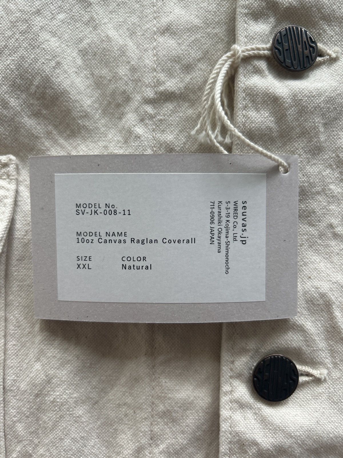 Japanese Brand Seuvas Japan 10oz Canvas Raglan Coverall kapital orSlow Size US XL / EU 56 / 4 - 10 Thumbnail