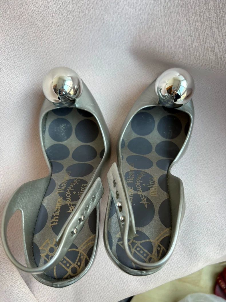 Vivienne Westwood Vivienne Westwood Silver ball shoes and high heels Size US 7.5 / IT 37.5 - 6 Thumbnail