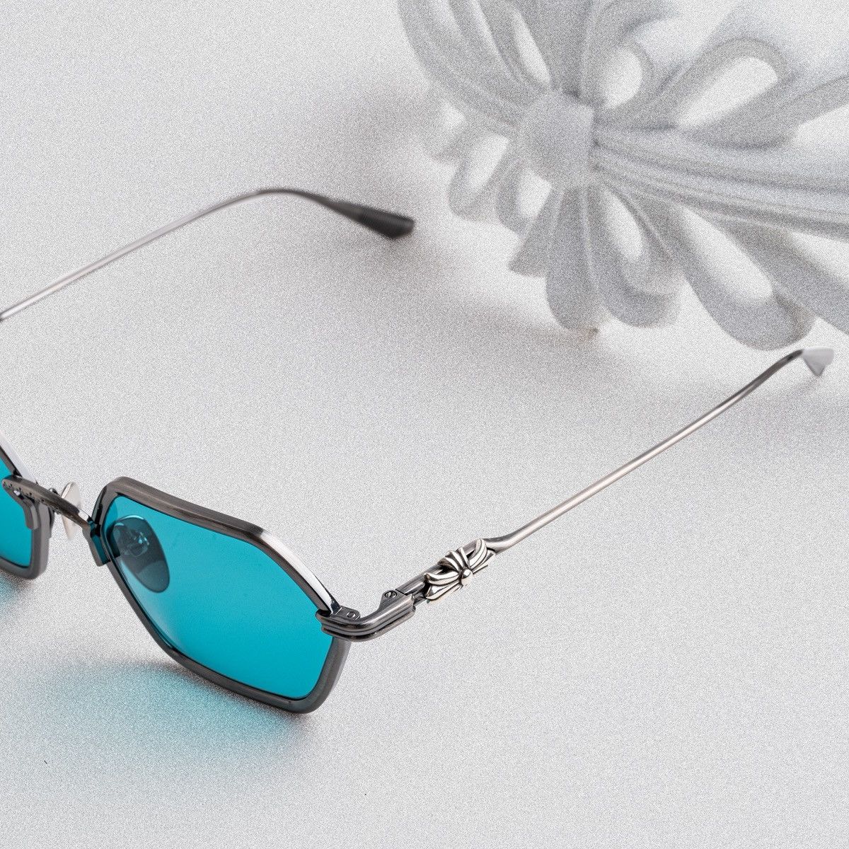 Chrome Hearts CHROME HEARTS DATASS PEWTER SUNGLASSES Size ONE SIZE - 3 Thumbnail