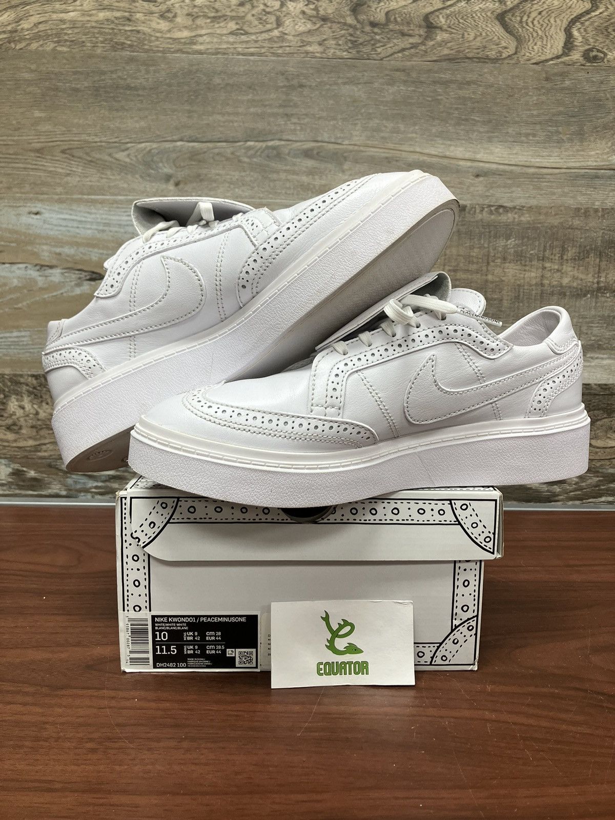Nike Nike Kwondo 1 G-Dragon Peaceminusone Triple White Size 10 Size US 10 / EU 43 - 2 Thumbnail