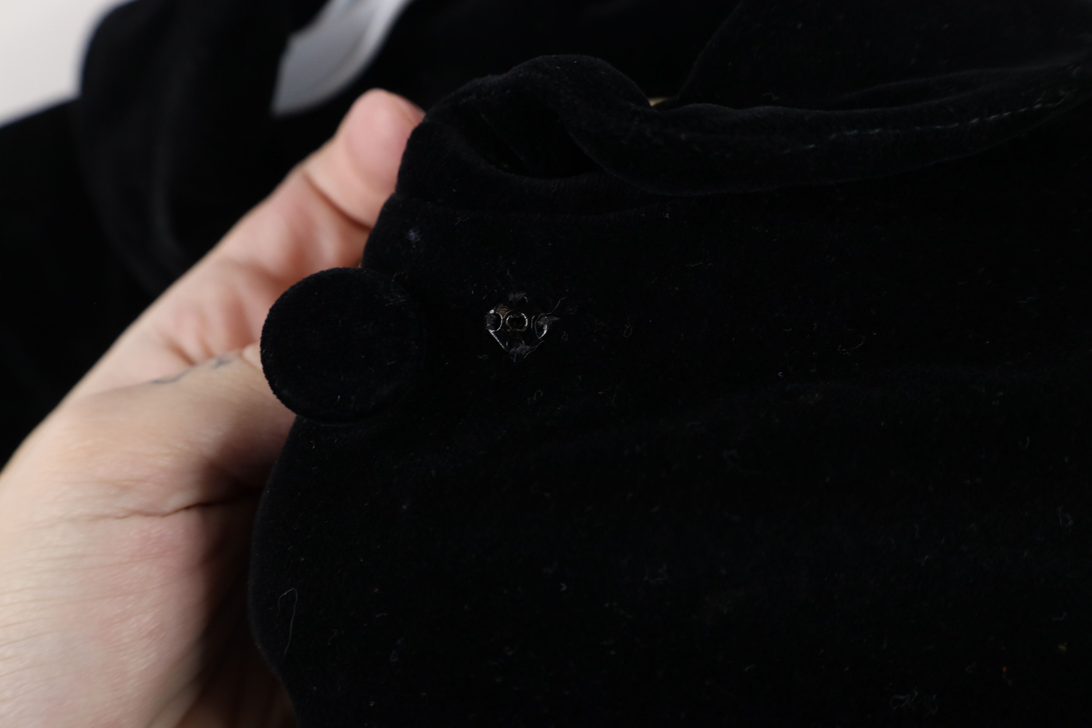 Vintage Vintage 40s 50s Rockabilly Button Jacket Coat Black USA Size M / US 6-8 / IT 42-44 - 7 Thumbnail