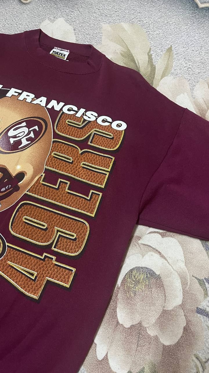 NFL × Tultex Vintage 1990s NFL San Francisco 49ers Sweatshirt Size US L / EU 52-54 / 3 - 6 Thumbnail