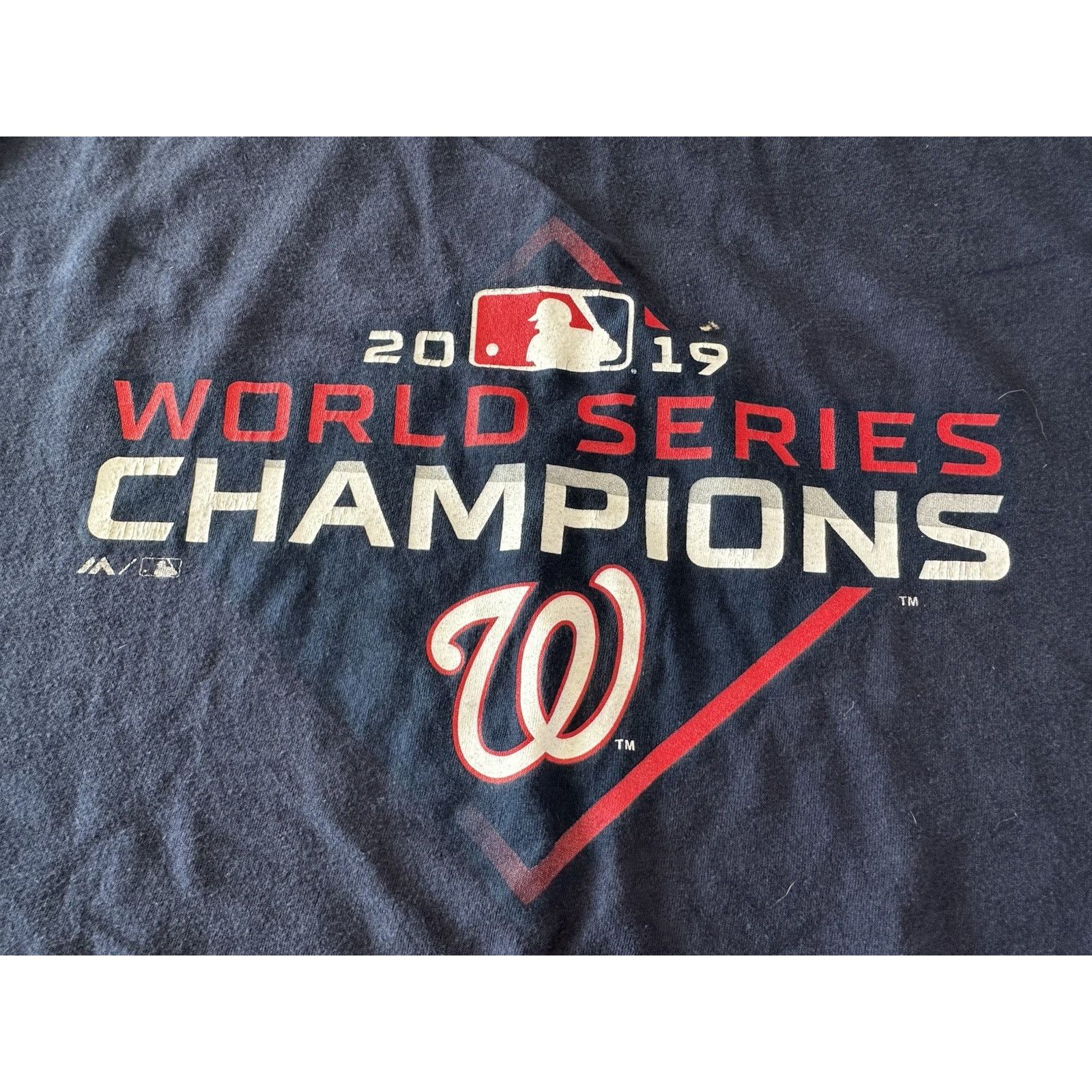Majestic Majestic 2XL T-Shirt Washington Nationals 2019 World Series Size US XXL / EU 58 / 5 - 8 Thumbnail