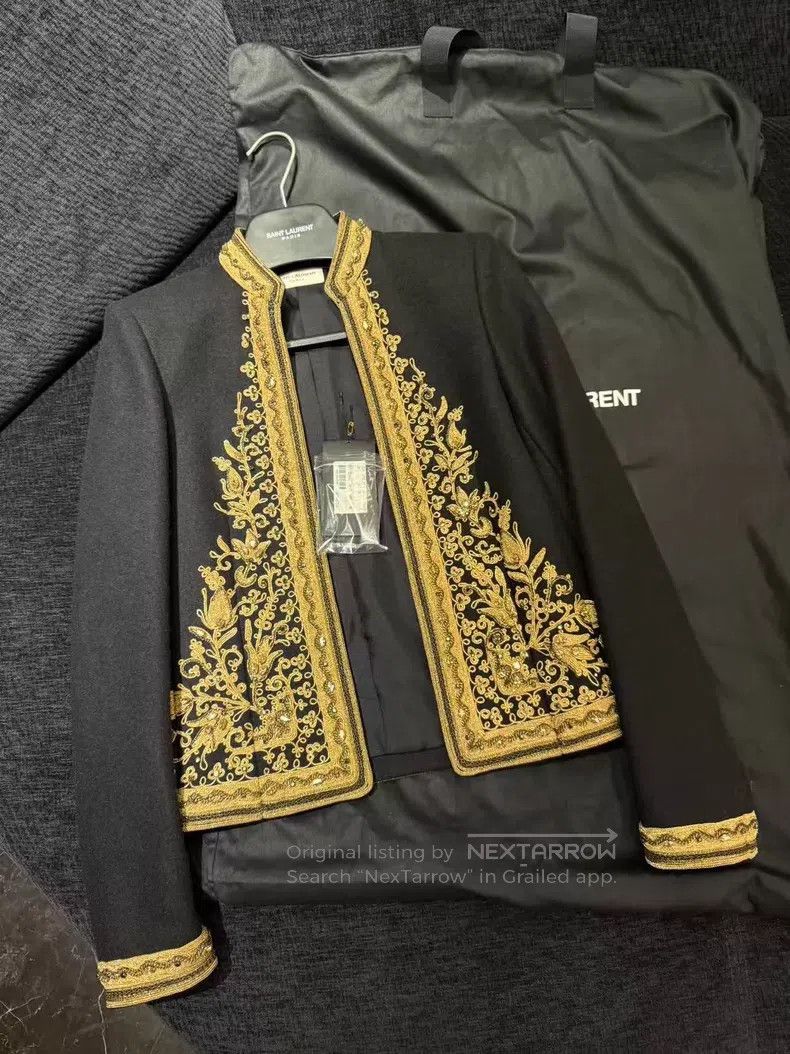 Saint Laurent Paris Saint Laurent Paris Palace Water Droplet Jacket i Size US S / EU 44-46 / 1 - 3 Thumbnail
