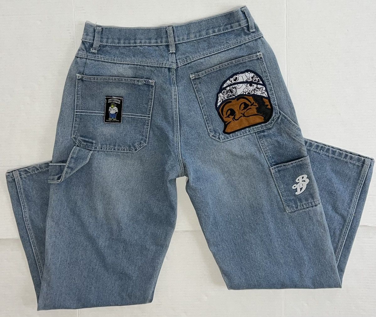Ben Davis Vintage Ben Davis Baggy Carpenter Jeans Denim Y2k 90s 34x28 Size US 34 / EU 50 - 1 Thumbnail