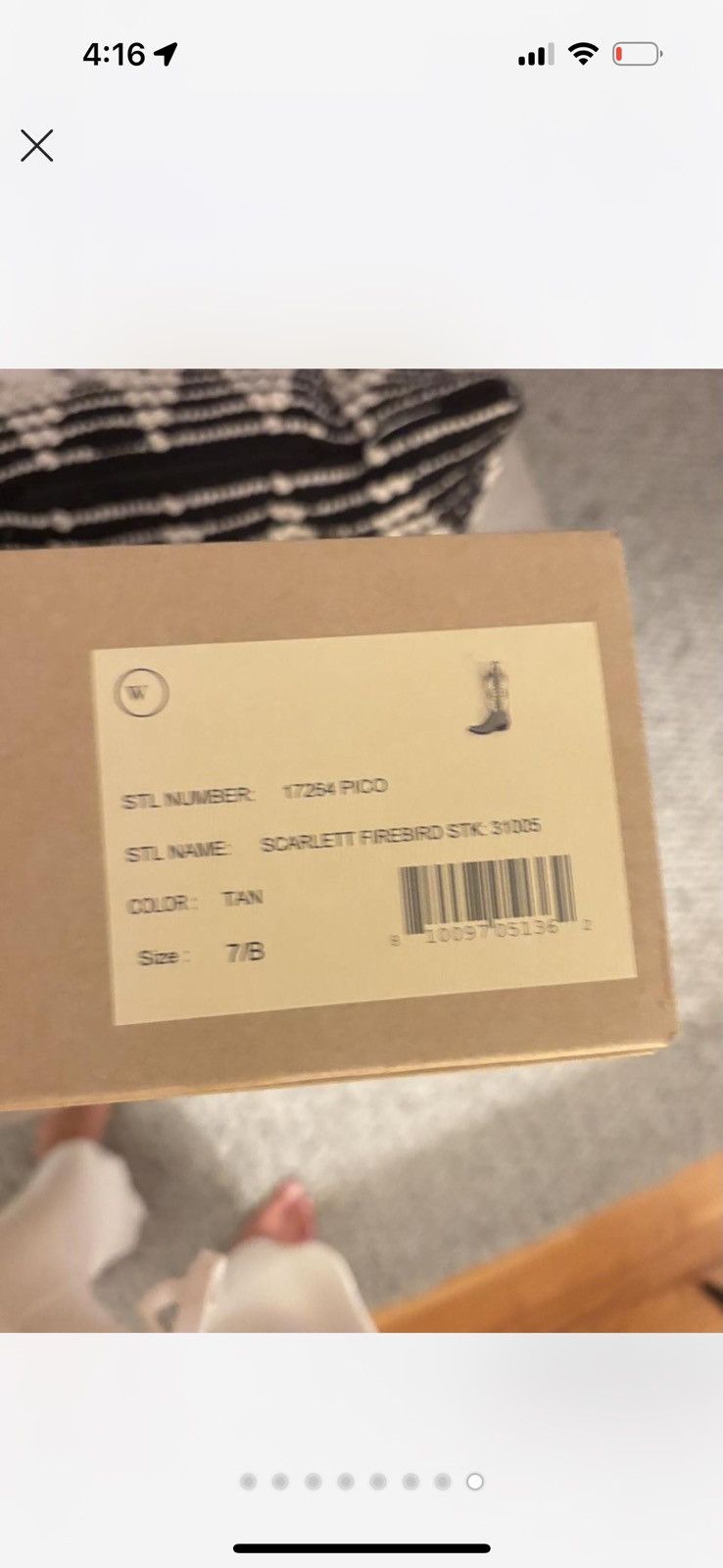 Double D Ranch Ranch Road Scarlet Firebird Cowboy Boots Size US 7 / IT 37 - 6 Thumbnail