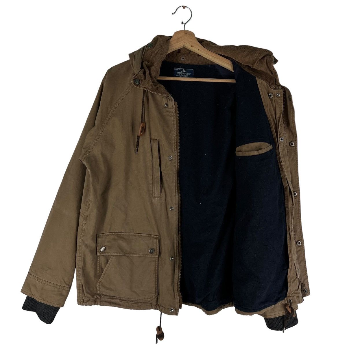 Hysteric Glamour 🔥VINTAGE BIKER JACKET GRN TOKYO JAPAN CARGO POCKETS Size US L / EU 52-54 / 3 - 9 Thumbnail
