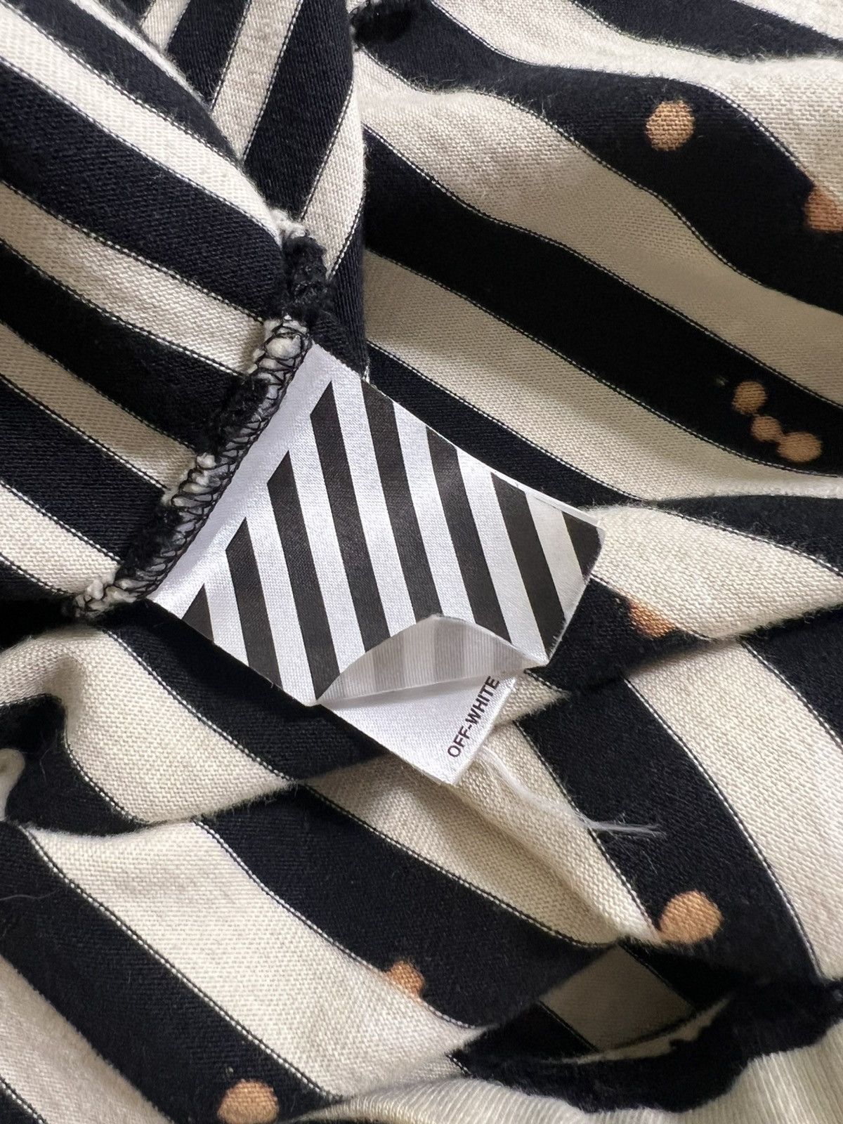 Off-White Off White black white distressed long sleeve Size US XL / EU 56 / 4 - 5 Thumbnail