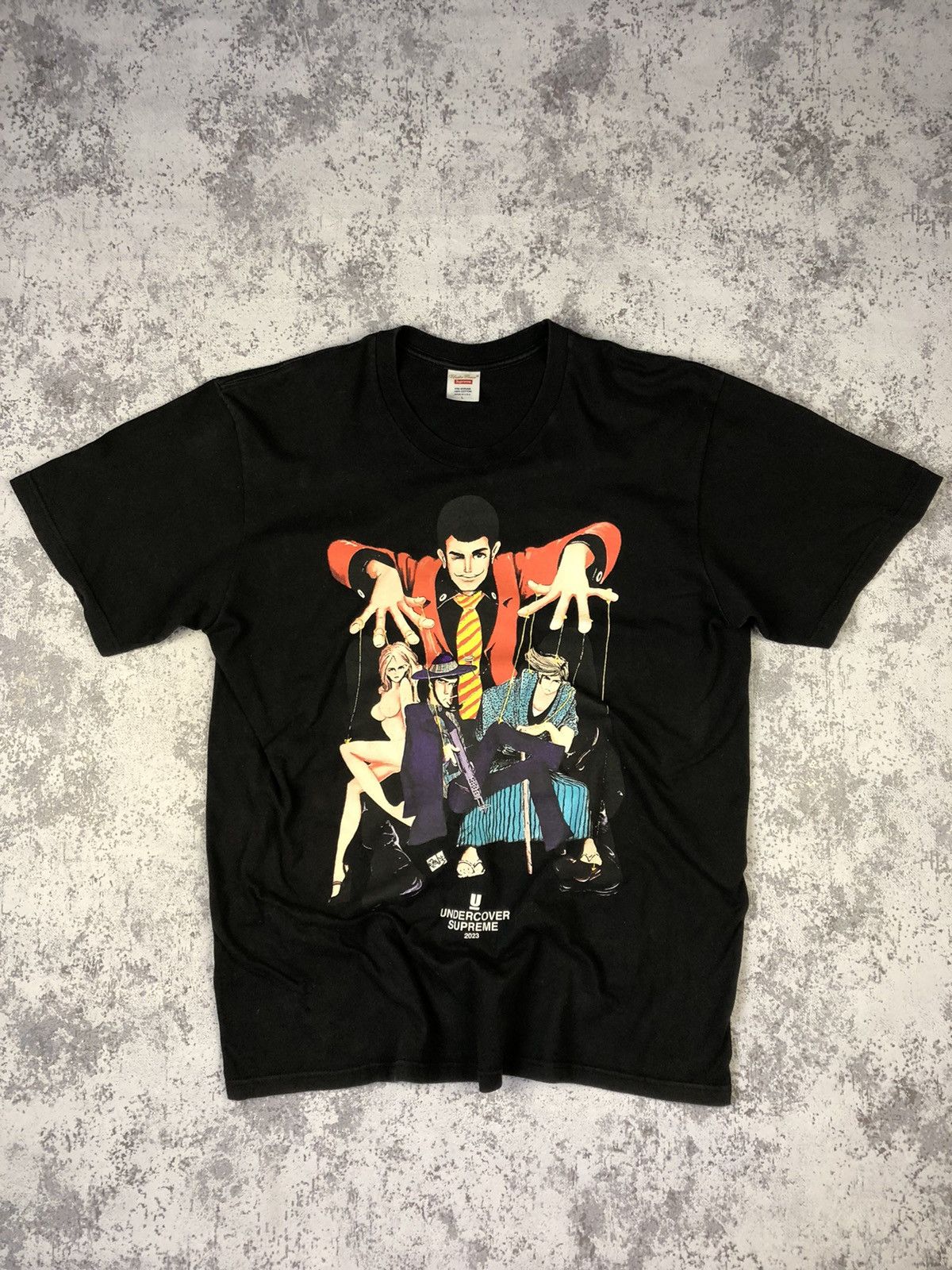 Pre-owned Supreme X Undercover Supreme Undercover Lupin Tee In Black