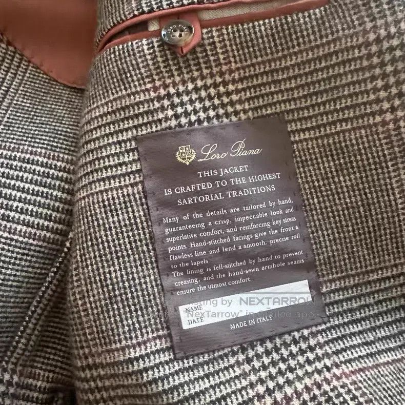 Loro Piana Loro Piana Handmade Cashmere Waterproof Suit Size 48L - 4 Thumbnail