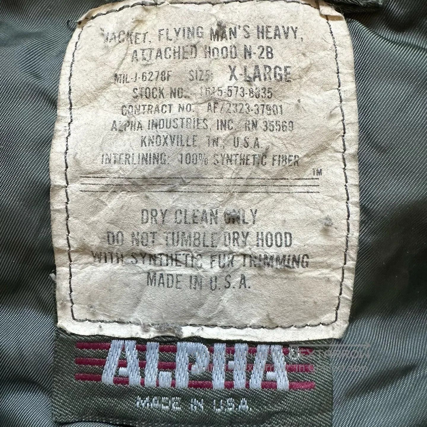 Vintage Vintage N2B Bomber 80s USA. Size US M / EU 48-50 / 2 - 4 Thumbnail