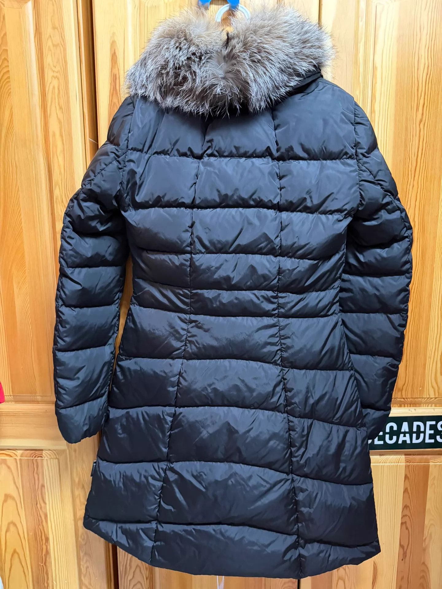 Moncler Moncler Women's Black Long Fur Collar Down Jacket 0 Size XS / US 0-2 / IT 36-38 - 2 Thumbnail