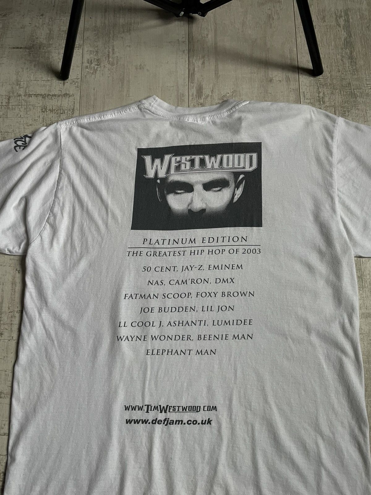 Rap Tees ❗️RARE❗️ Westwood Platinum Edition 2003 T-Shirt Hip-Hop/Rap Size US M / EU 48-50 / 2 - 6 Thumbnail