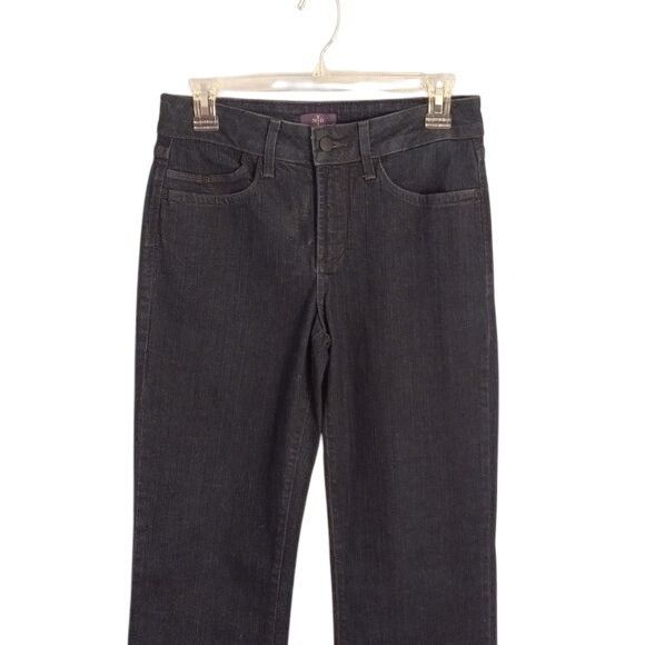 NYDJ NYDJ Size 4 Jeans Womens Denim Bootcut Blue Dark Wash Stretc Size 29" - 2 Thumbnail