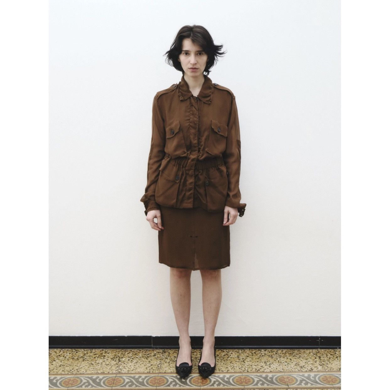 Yves Saint Laurent Yves Saint Laurent by Tom Ford silk safari suit. Size S / US 4 / IT 40 - 2 Thumbnail