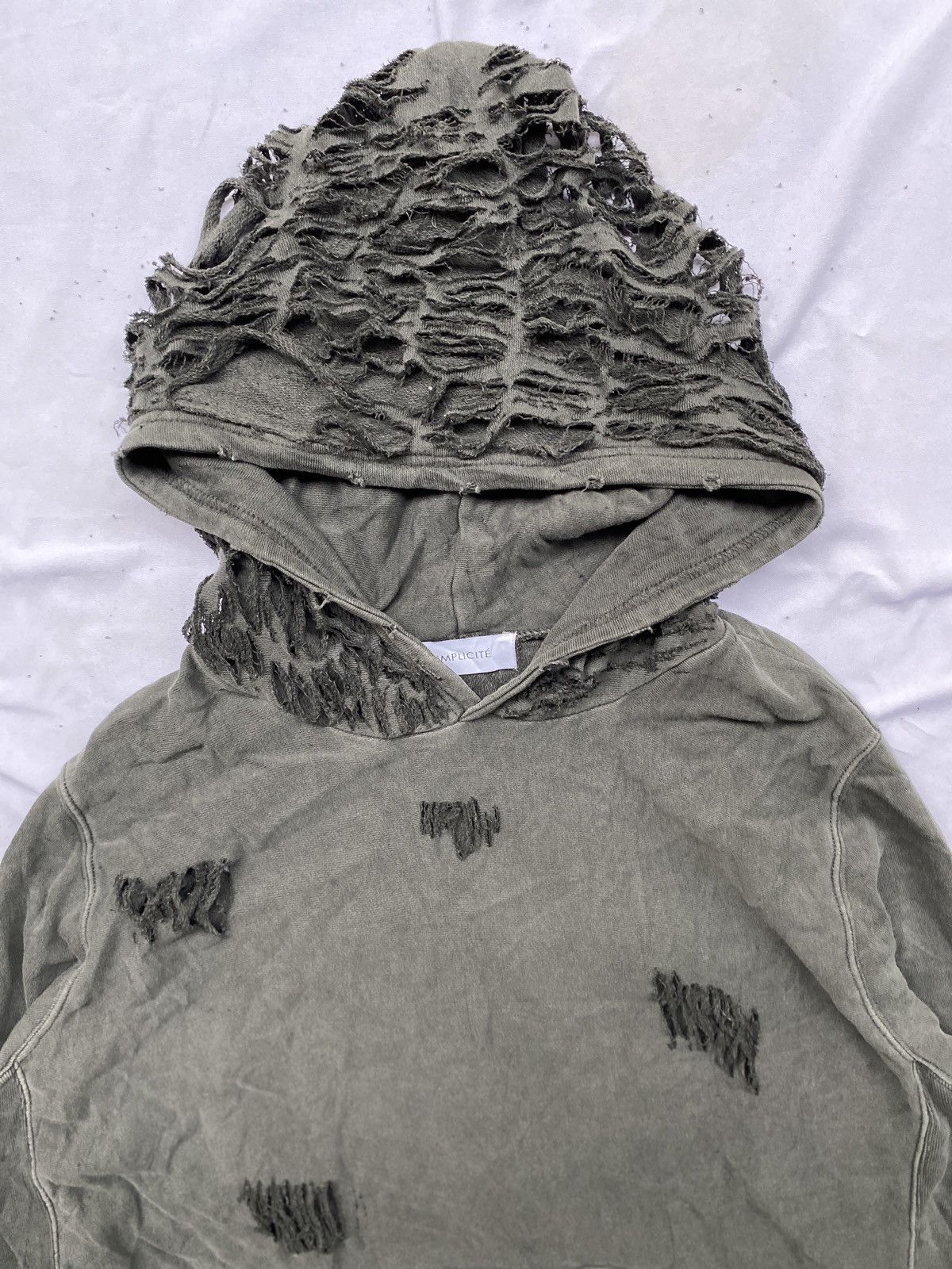 Hysteric Glamour × If Six Was Nine × Le Grande Bleu (L.G.B.) SIMPLICITE DISTRESSED GRUNGE PUNK SEDITIONARIES HOODIE Size US L / EU 52-54 / 3 - 5 Thumbnail