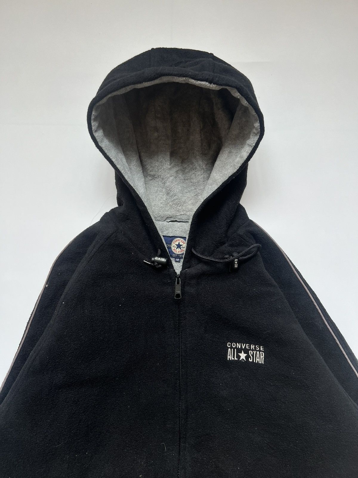 Converse 1990s Converse All Star Fleece Hoodie Size US M / EU 48-50 / 2 - 2 Thumbnail