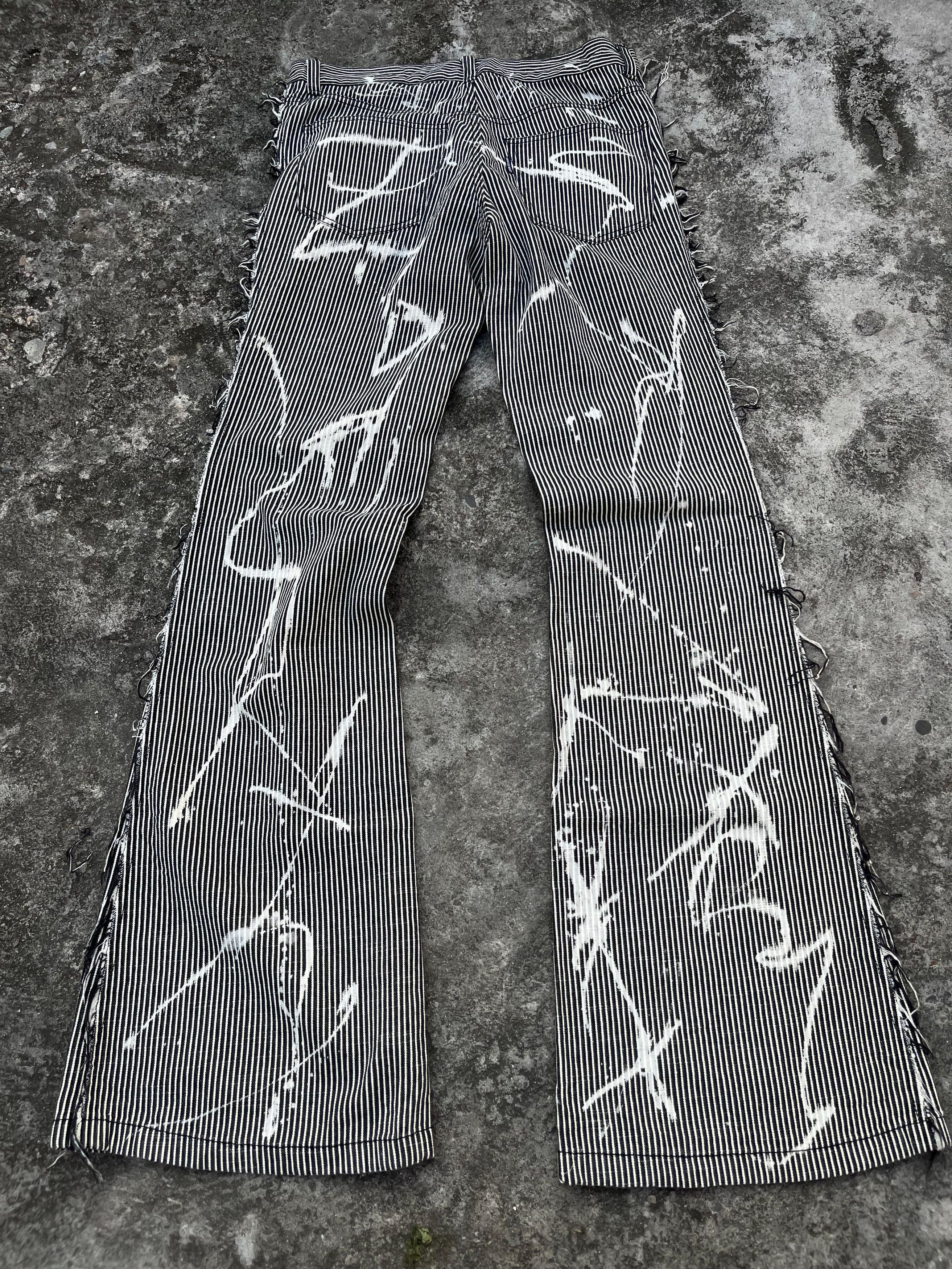 Tornado Mart 💥Rare💥Tornado Mart Hickory Flared Pants Size US 32 / EU 48 - 1 Thumbnail