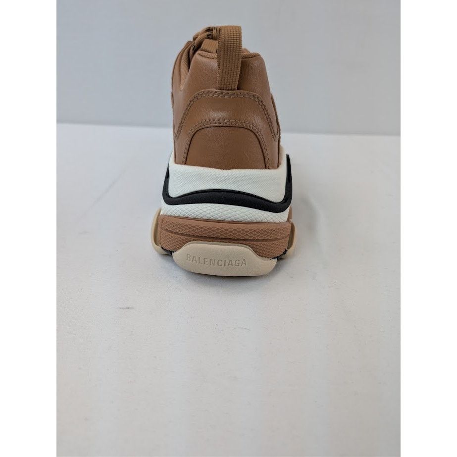 Balenciaga o1rshd1 Triple S Logo Type Sneakers in Nude Beige/Sand Size US 13 / EU 46 - 14 Thumbnail